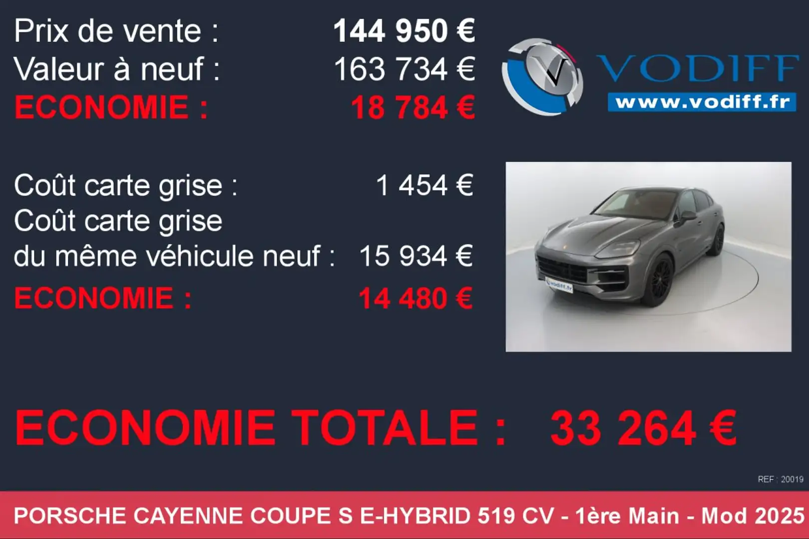 Porsche Cayenne S E-HYBRID 519 CV Gris - 2