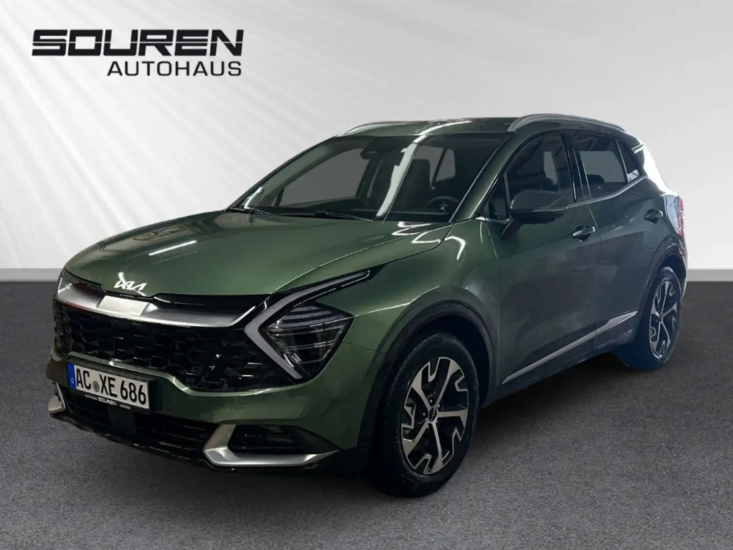 Kia Sportage 1.6 T-GDI Spirit 4WD 360Grad Kamera+ ACC TEMPOMAT+ Grün - 1