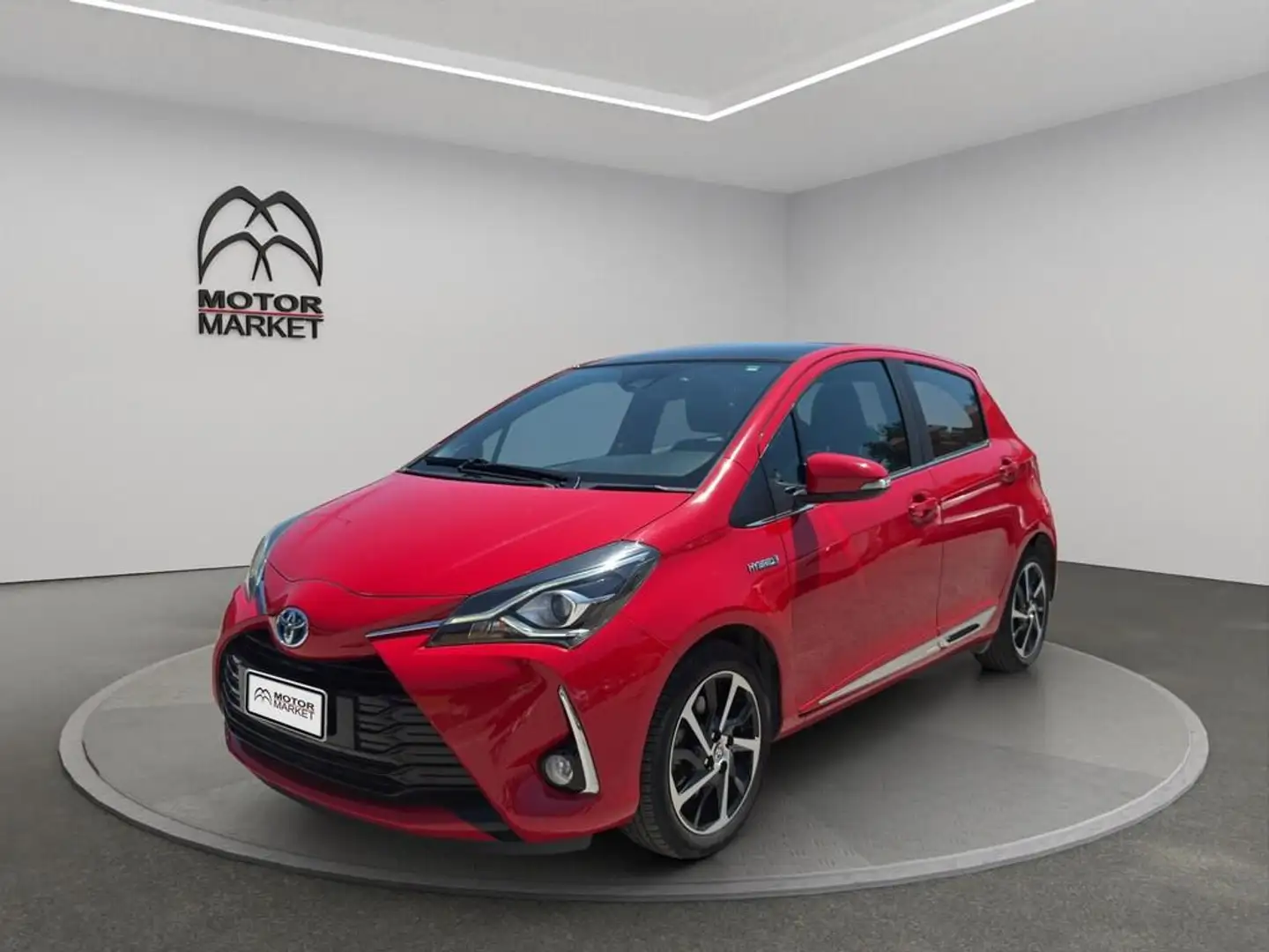 Toyota Yaris 5p 1.5 hybrid Style my18 Rosso - 1