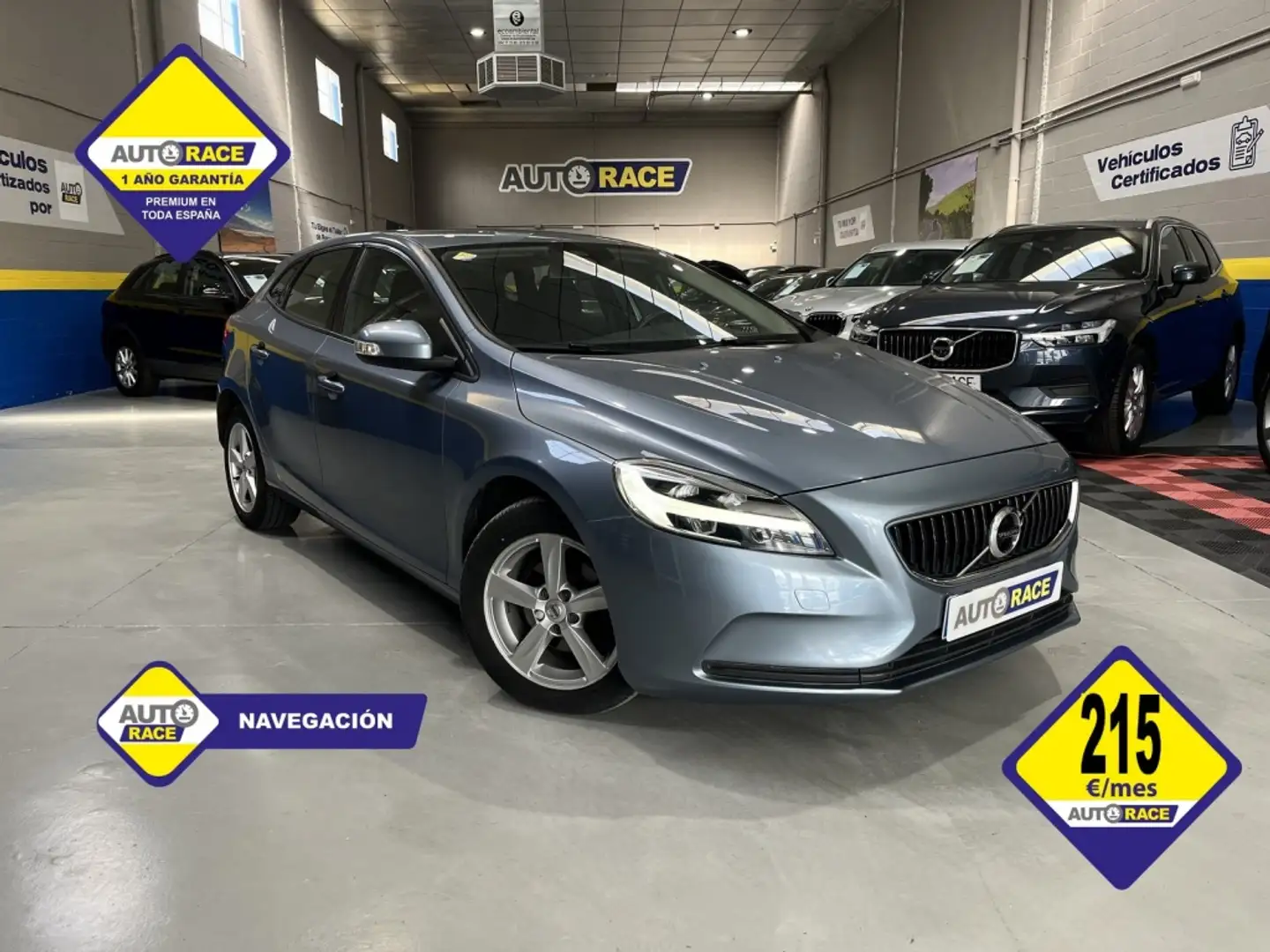 Volvo V40 D2 Kinetic 120 Azul - 1