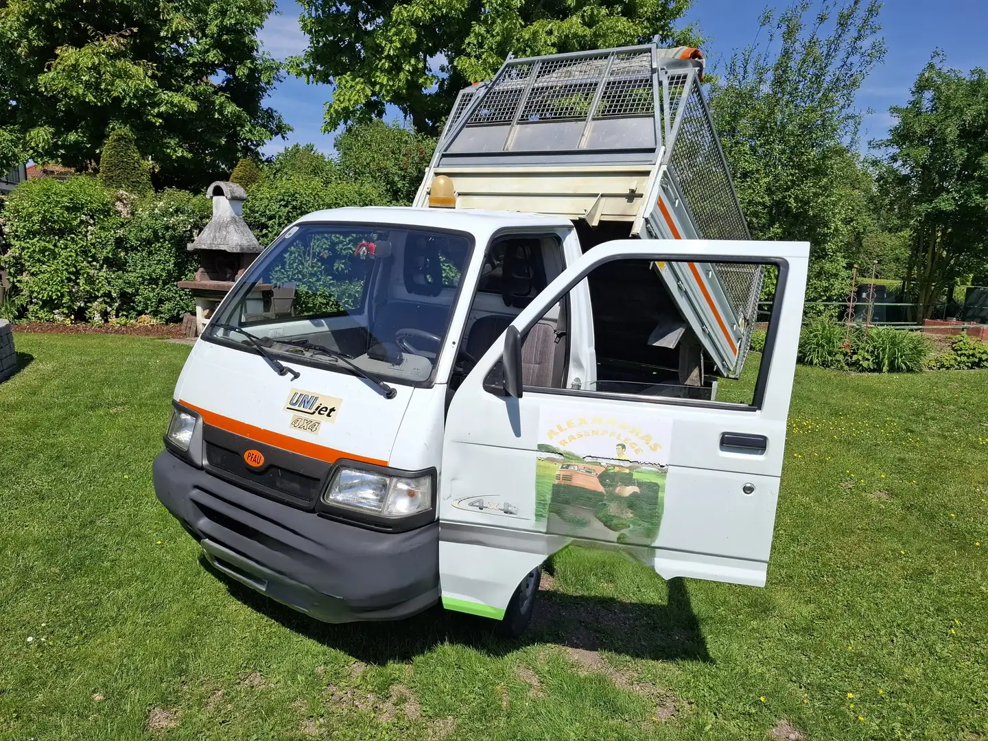 Piaggio Porter 4x4 Kipper bijela - 1