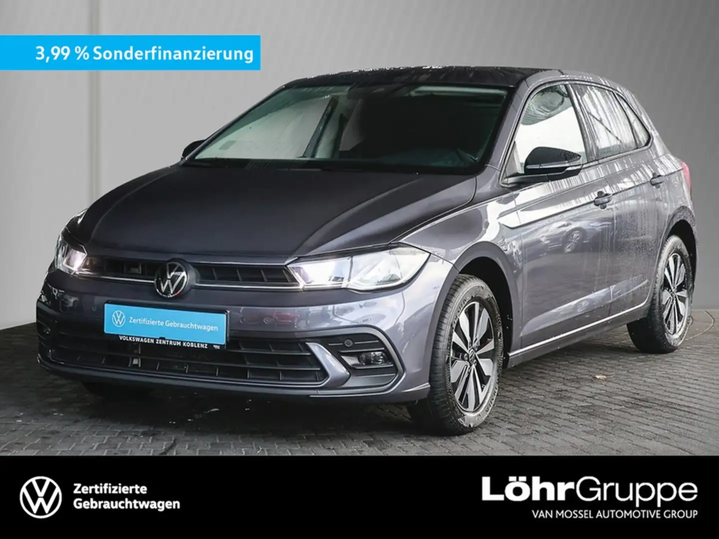 Volkswagen Polo 1.0 TSI Goal Navi/AppConnect/SHZ Grau - 1