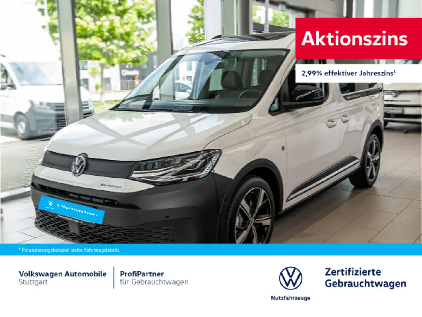Volkswagen Caddy PanAmericana 5-Sitzer 2,0 l 90 kW TDI EU6 Weiß - 1
