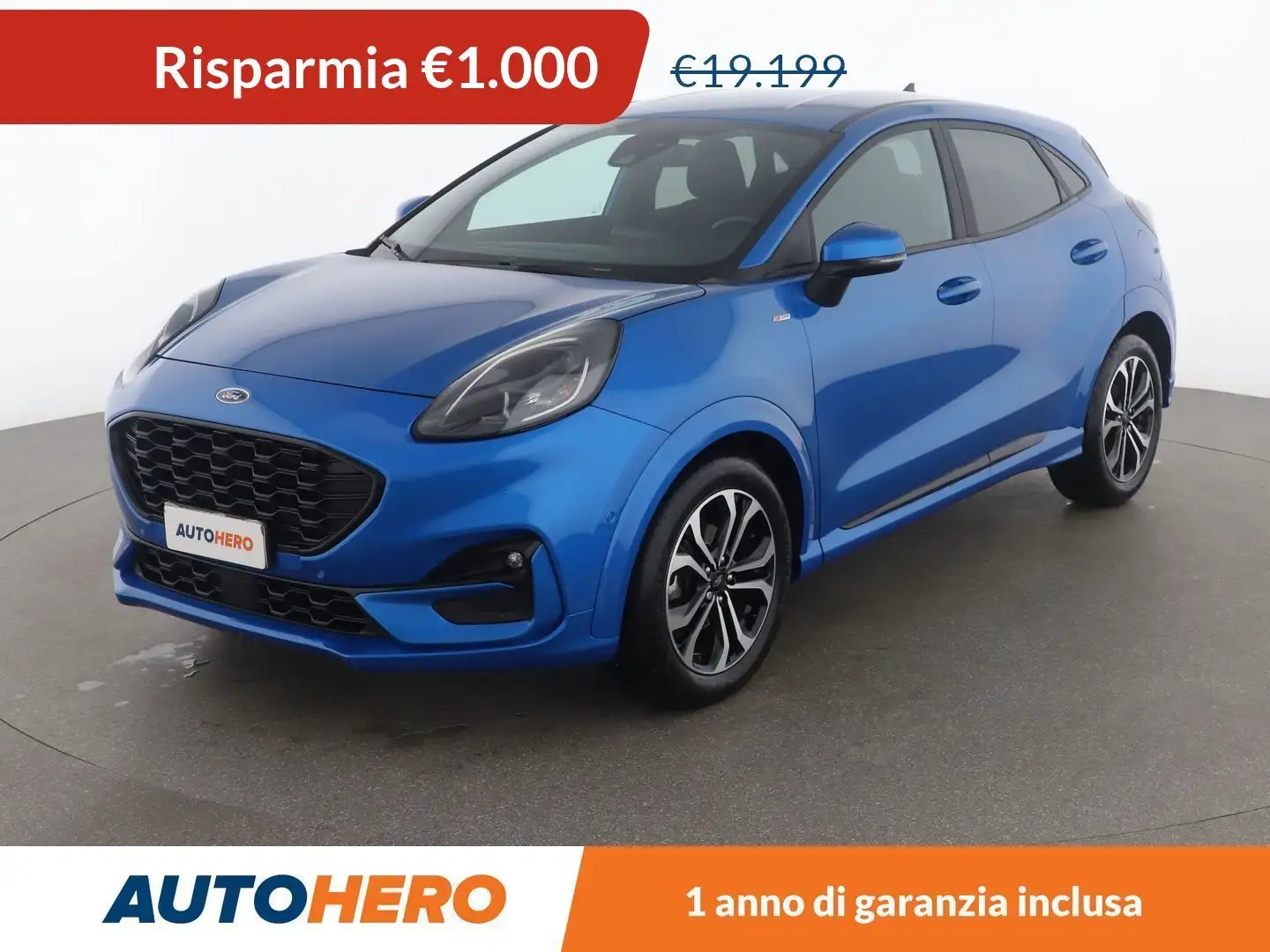 Ford Puma 1.0 EcoBoost Mild-Hybrid  ST-Line 125 CV MHEV Blu/Azzurro - 1