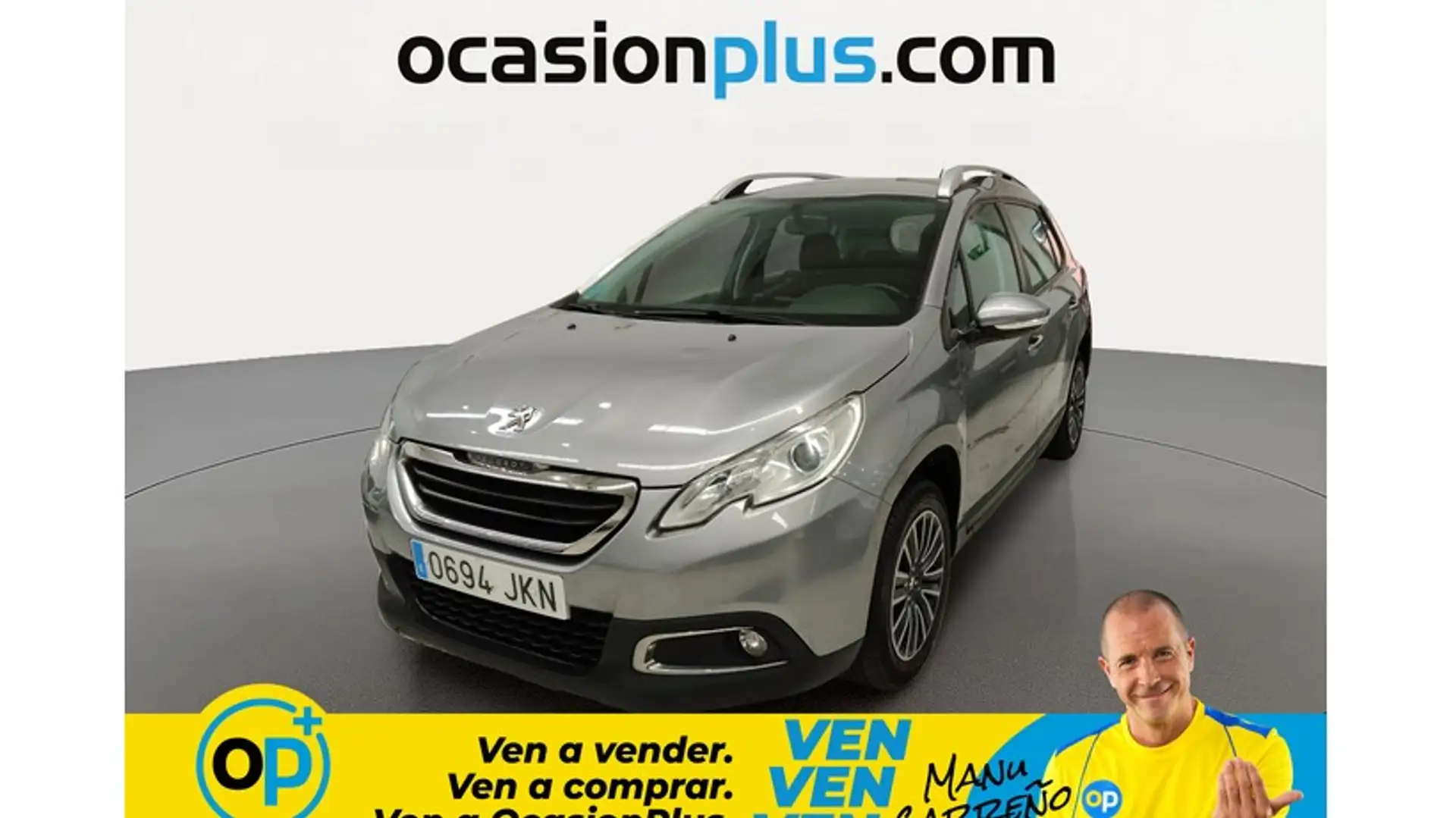 Peugeot 2008 1.6 BlueHDI S&S Active 100 Gris - 1