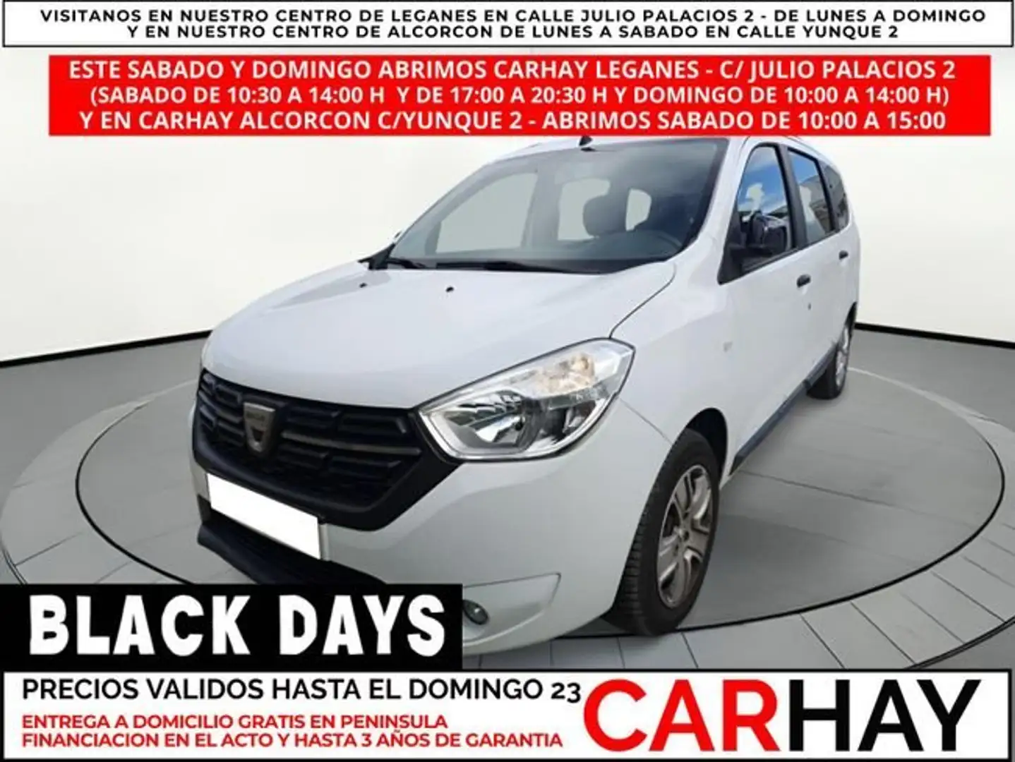Dacia Lodgy COMPACTO COMFORT BLUE DCI 70KW (95CV) 7P Blanco - 1