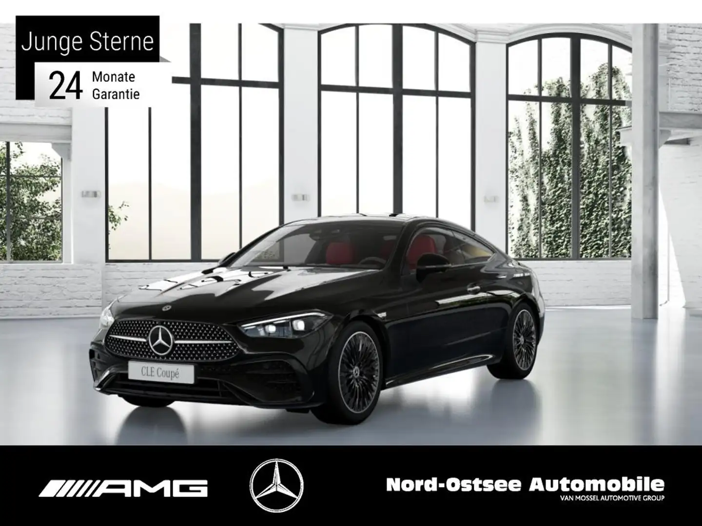 Mercedes-Benz CLE 200 4M AMG PREM. PANO NIGHT DISTRO BURMESTER Zwart - 1