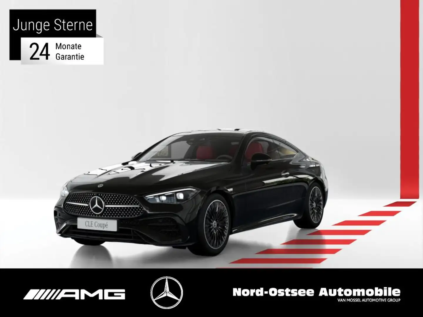 Mercedes-Benz CLE 200 4M AMG PREM. PANO NIGHT DISTRO BURMESTER Zwart - 1