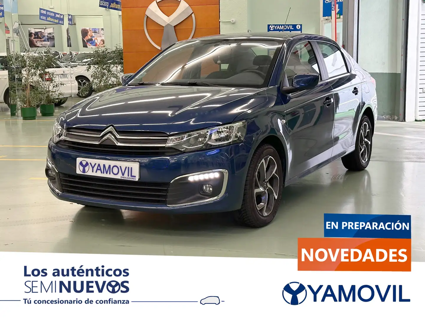 Citroen C-Elysée 1.2 PureTech Shine 82 Azul - 1