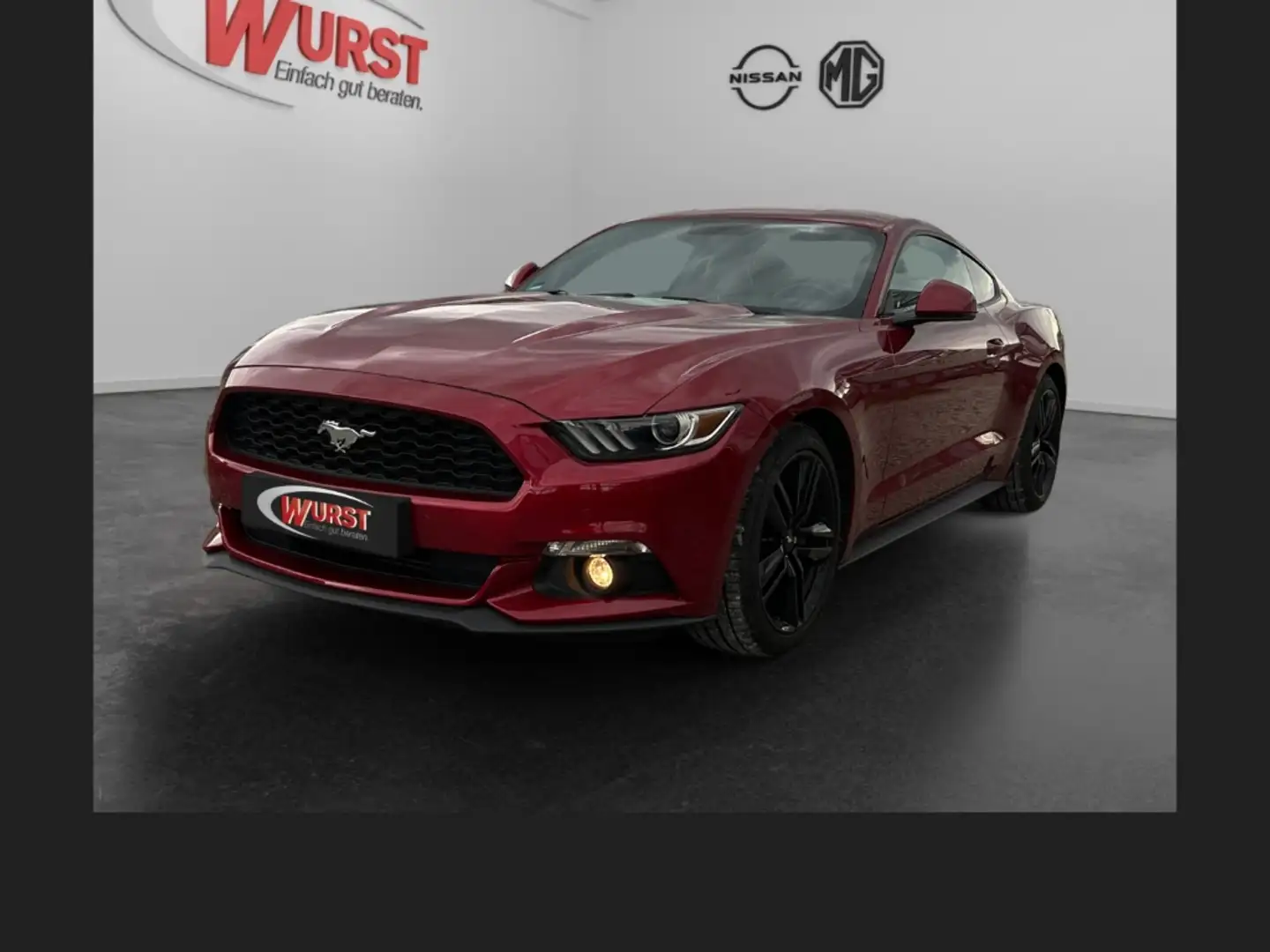 Ford Mustang Basis 2.3 EcoBoost Navi Leder Soundsystem Klimasit Rot - 1