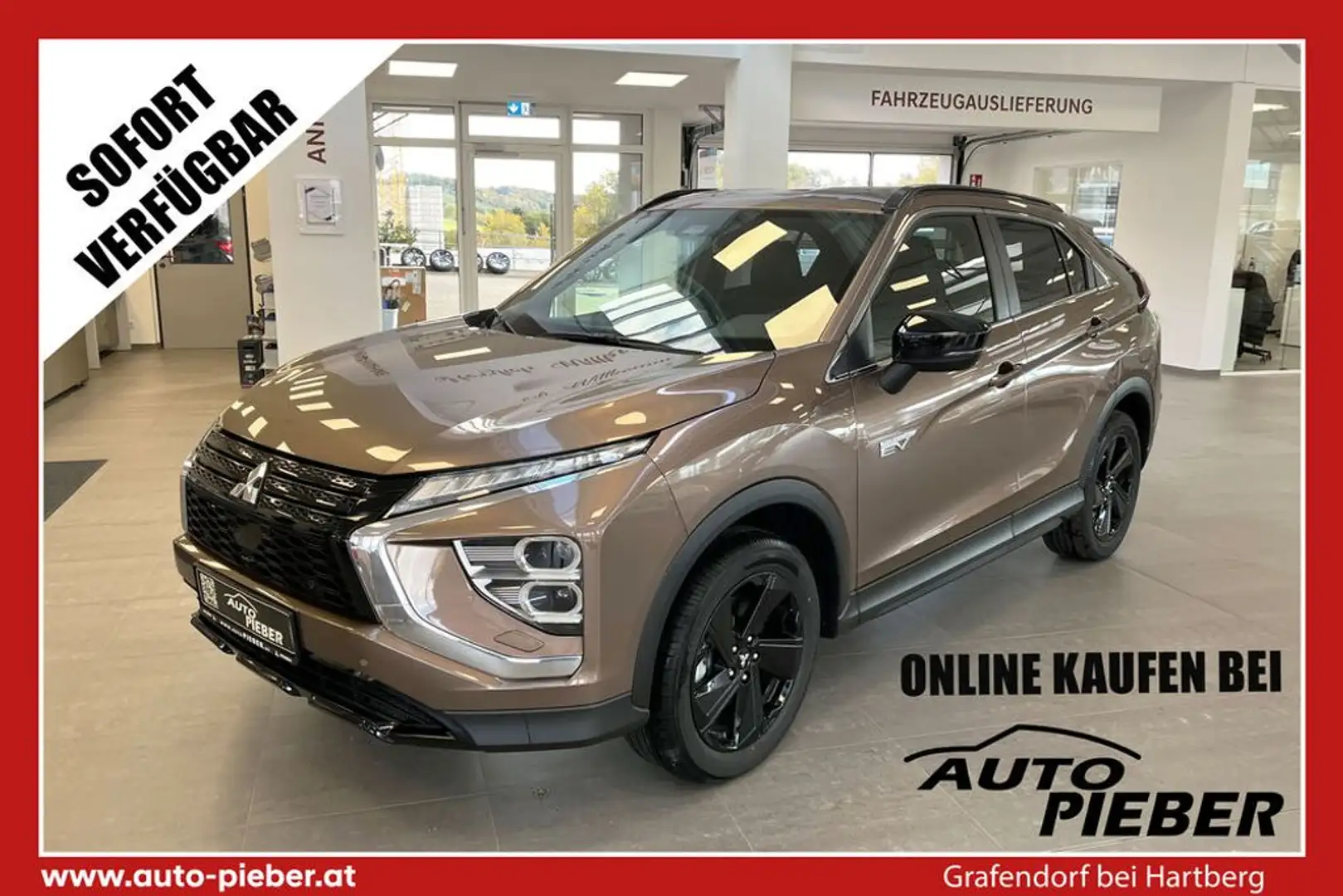 Mitsubishi Eclipse Cross Eclipse Cross 2,4 PHEV 4WD 45 Jahre Edition CVT Au Braun - 1