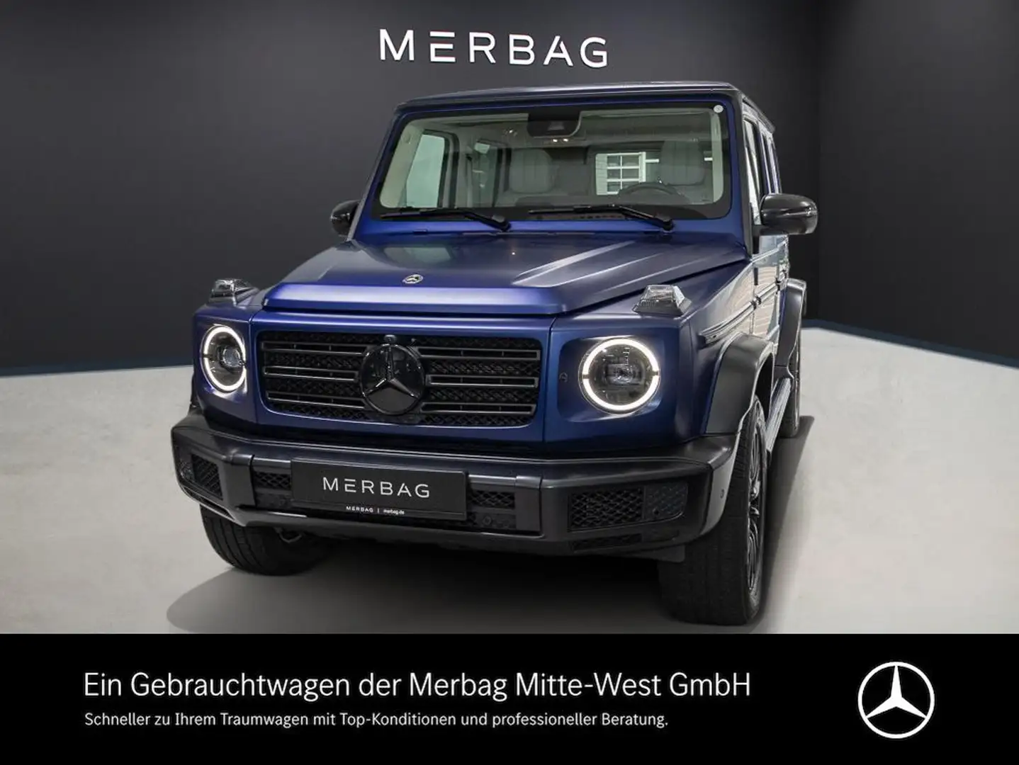 Mercedes-Benz G 400 d ACC AHK LED Navi SD Standh. 360 Kam. LM Blau - 1