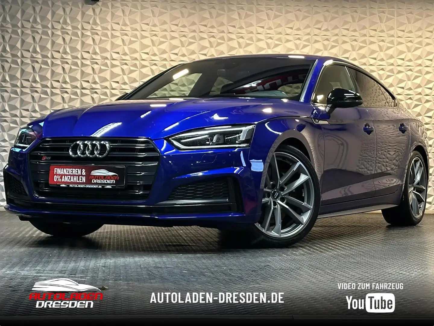 Audi S5 3.0TFSI QUATTRO SB* MATRIX#4xSHZ#SH#HUD#KEYLE Blau - 1