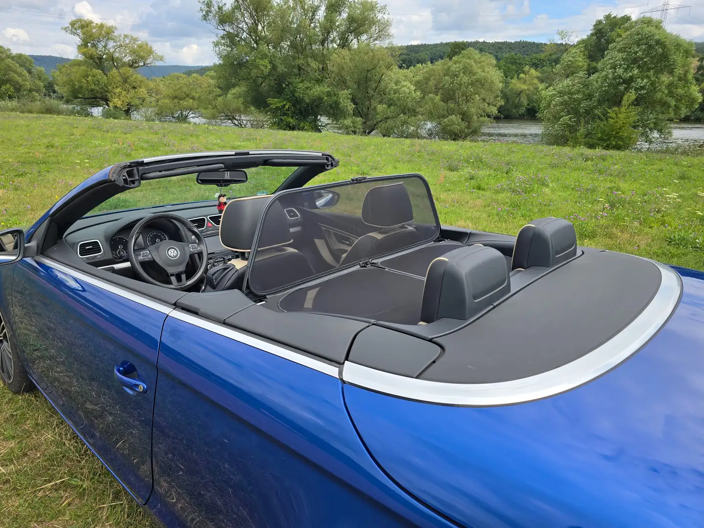 Volkswagen Eos 2.0 TDI DPF DSG Exclusive Niebieski - 2