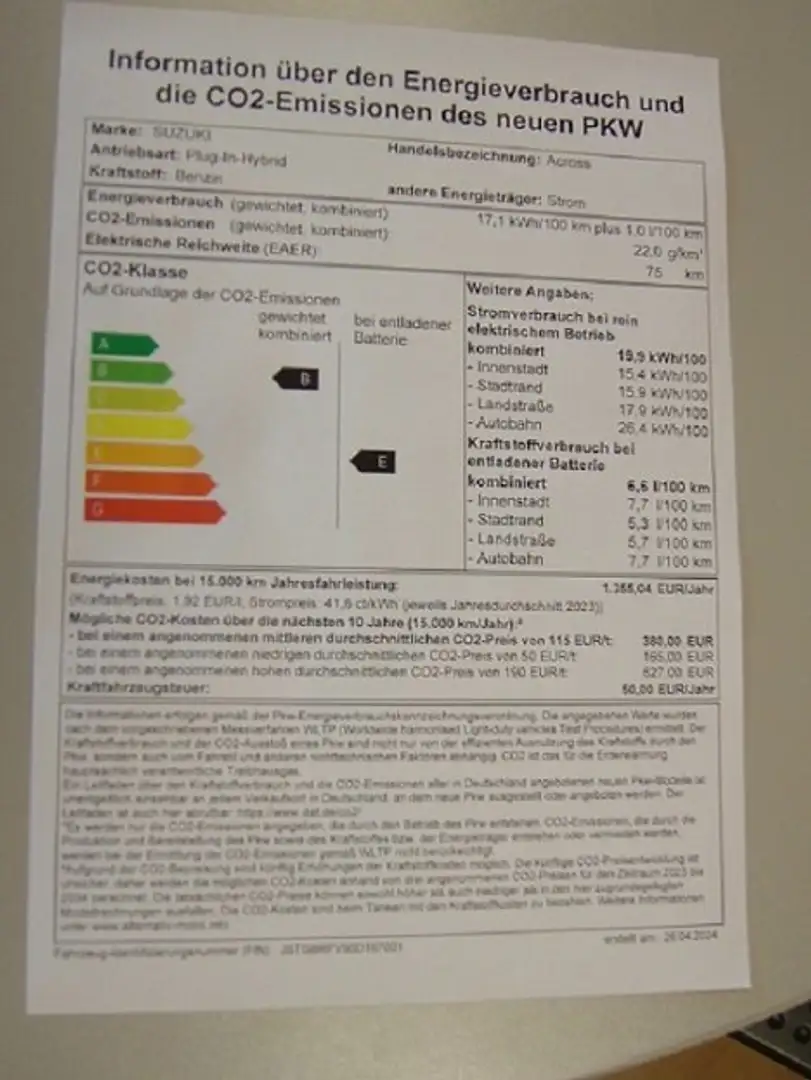 Suzuki Across PLUG-IN HYBRID 5JAHRE GARANTIE Чорний - 2