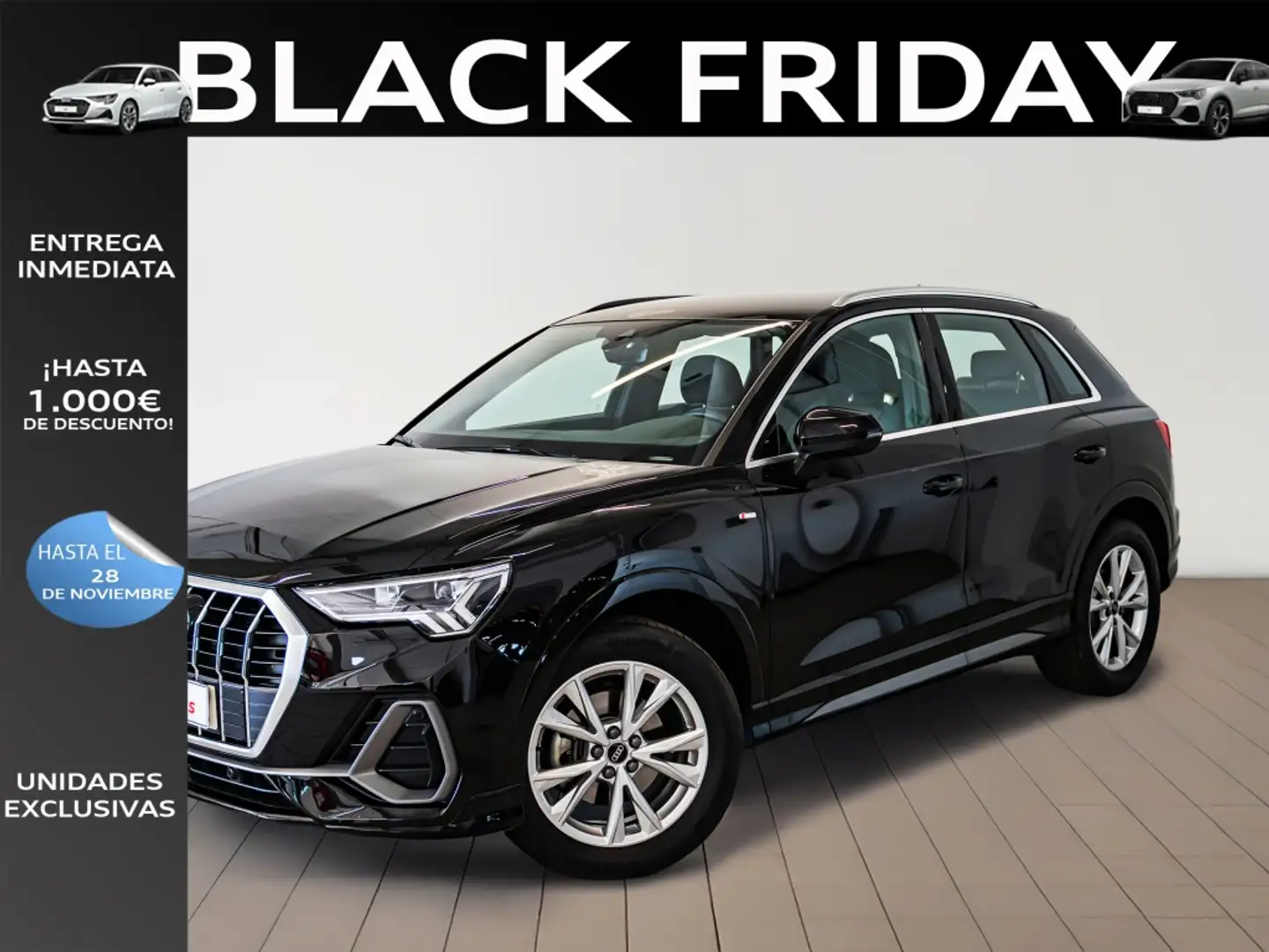 Audi Q3 35 TDI S line S tronic 110kW Negro - 1