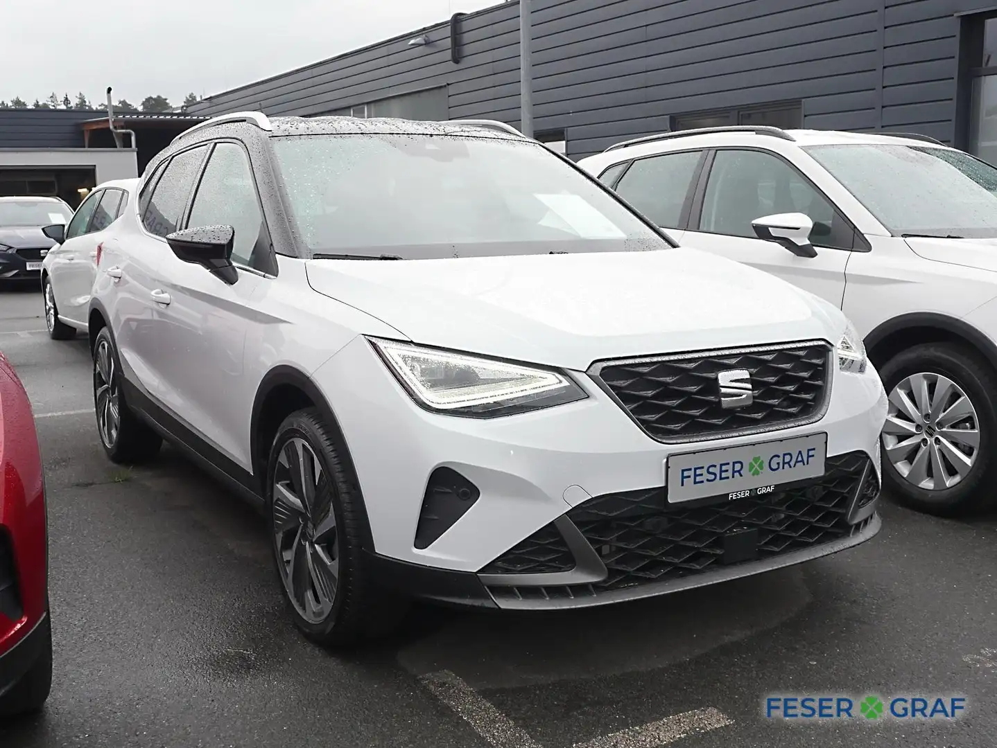 SEAT Arona FR 1.0 TSI DSG NAVI, RFK, LED, PDC+ Weiß - 2