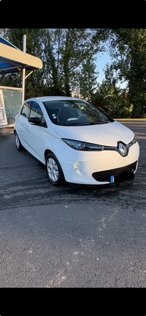 Renault ZOE Zoe Life Charge Rapide Gamme 2017 Blanc - 1