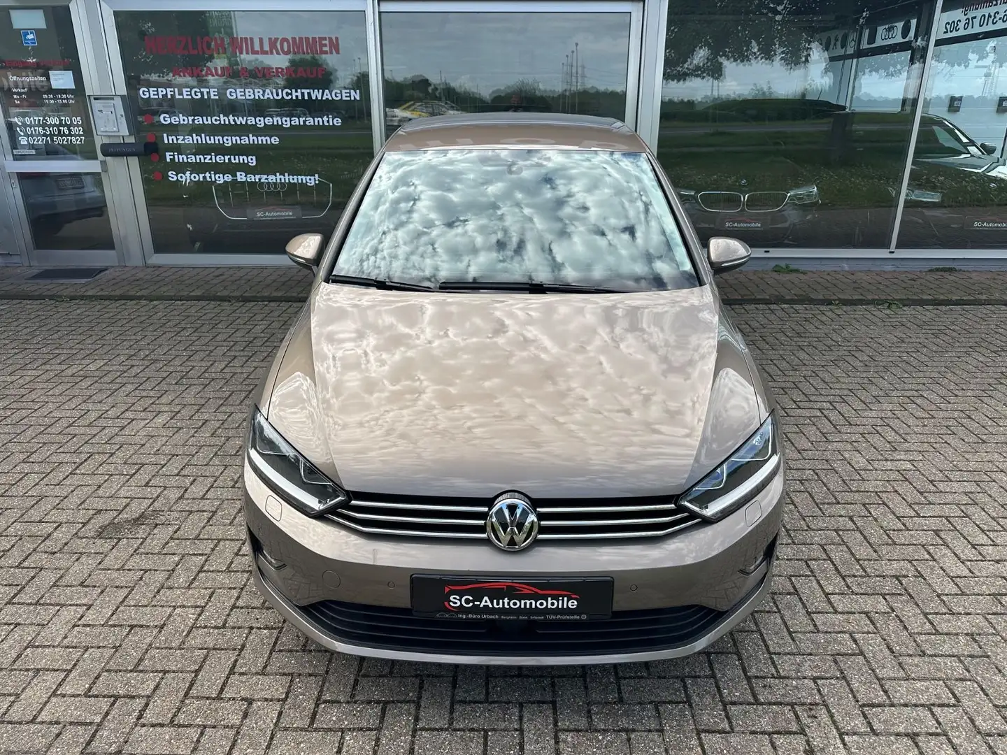 Volkswagen Golf Sportsvan *75000km*AHK*EURO6*SCHECKHEFT Gold - 2