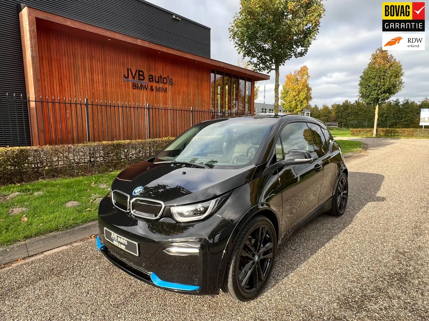 BMW i3 I3S 120Ah, incl. BTW, schuifdak, leder, camera, st Schwarz - 1