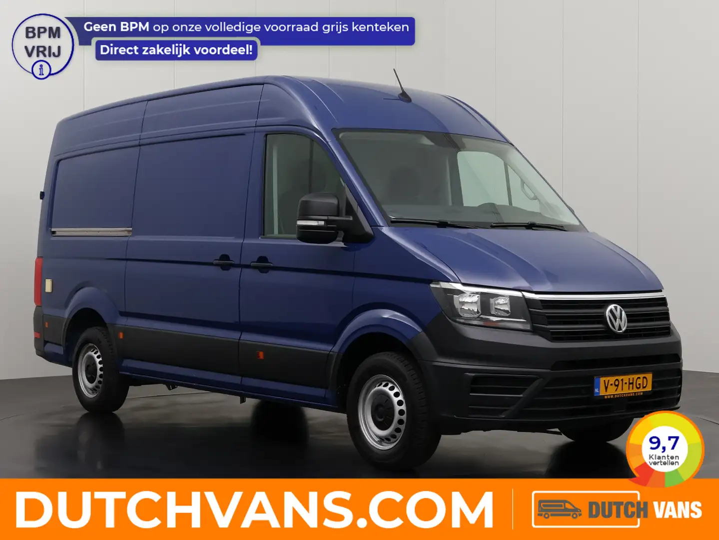 Volkswagen Crafter 2.0TDI 177PK DSG Automaat L3H3 | Navigatie | Stand Blauw - 1