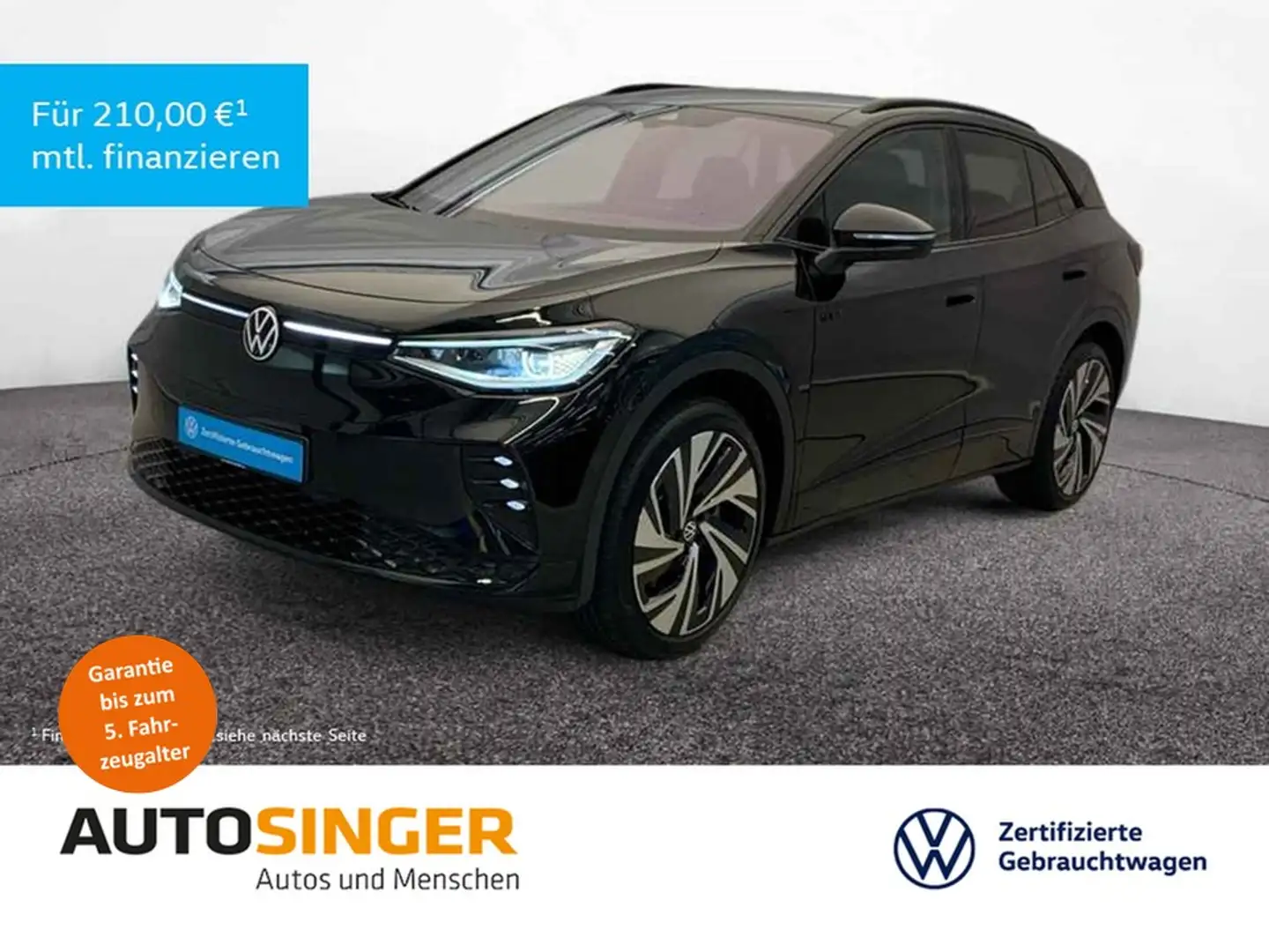 Volkswagen ID.4 GTX 4M *WÄRME*PANO*IQ-L*AHK*ACC*HdUp*21"* Noir - 1