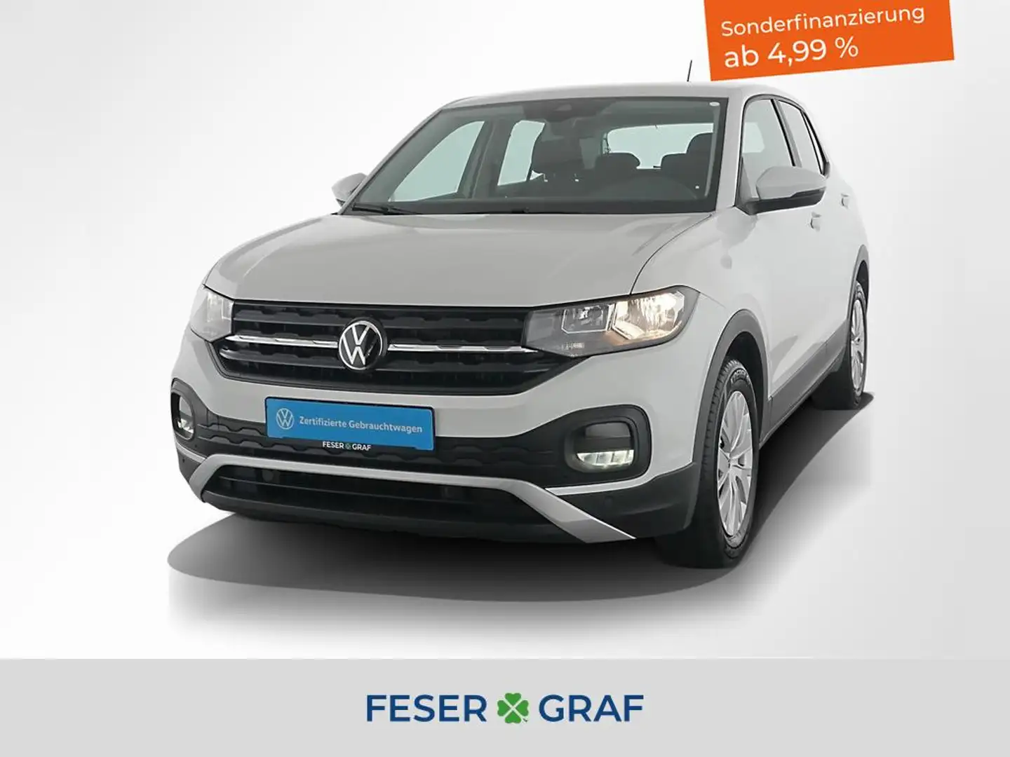 Volkswagen T-Cross 1.0 TSI Navi / Sitzheizung / Klima Weiß - 1