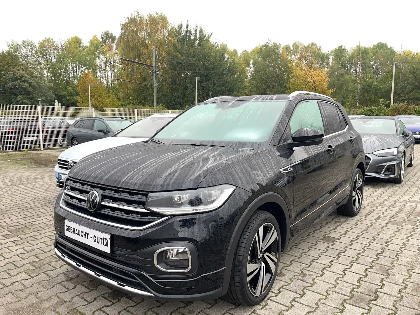 Volkswagen T-Cross 1.0 TSI R Line Navi-Pro Matrix VC LM18 Schwarz - 1