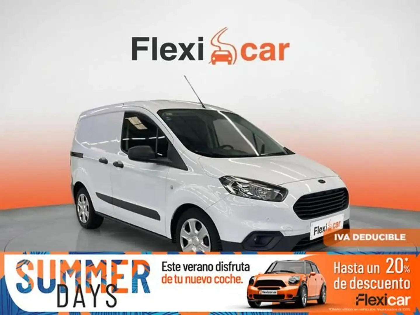 Ford Transit Courier +++74KW+101CV Blanco - 1