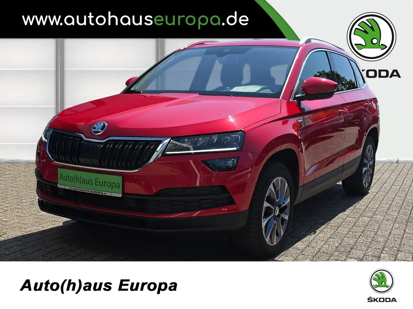 Skoda Karoq 1.5 TSI Drive 125 Klima Navi AHK 4xSHZ PDC LED Rouge - 1