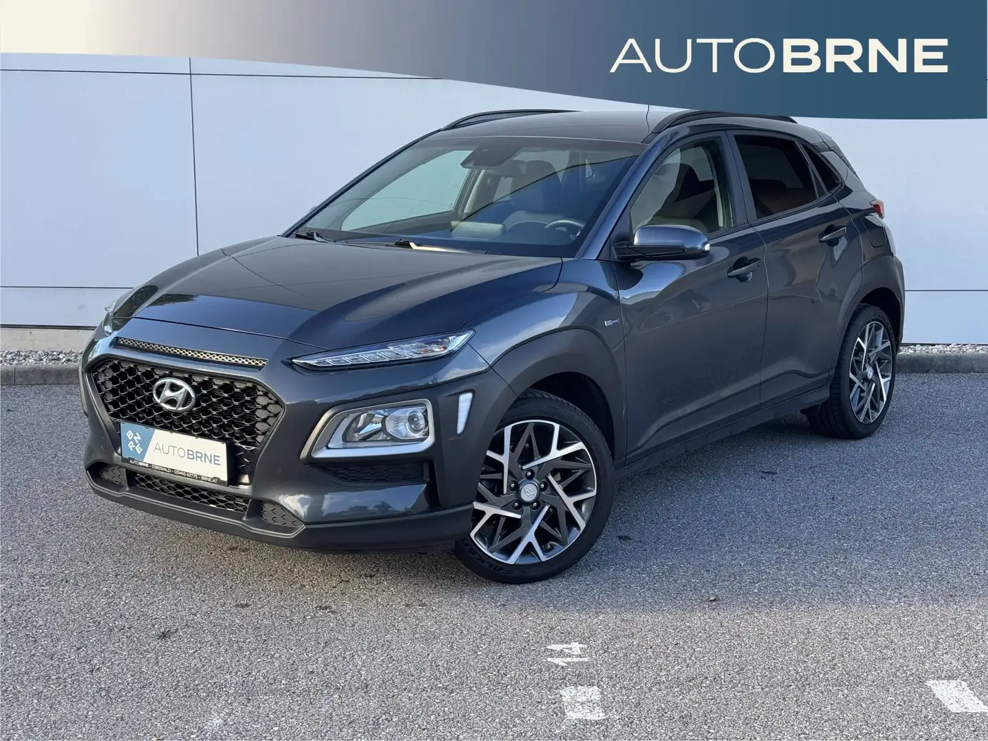 Hyundai KONA 1,6 GDI Hybrid Level 3 Plus DCT Automatik Grau - 1