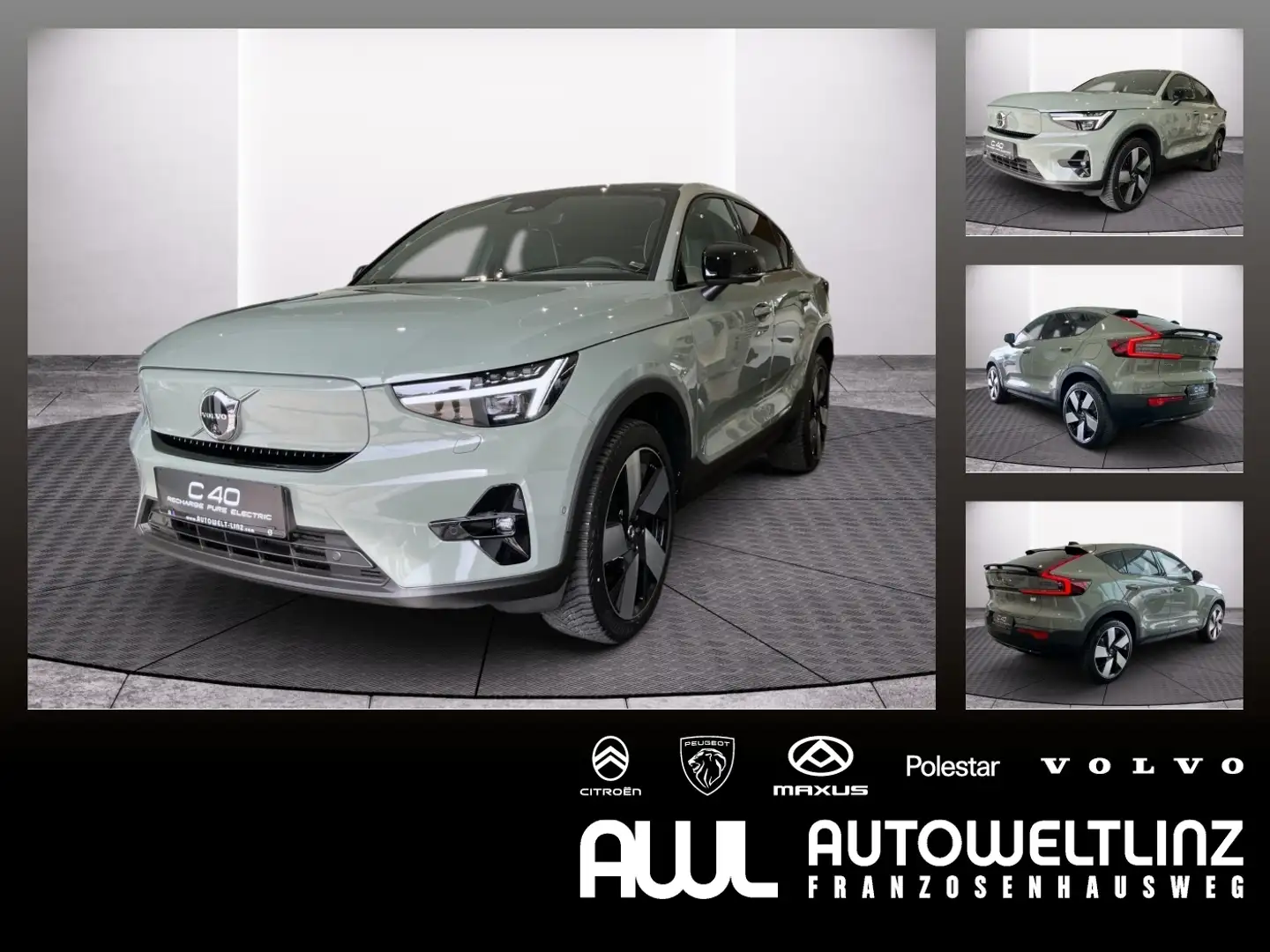 Volvo C40 Twin Extended Range Ultimate Sonderpreis Vert - 1