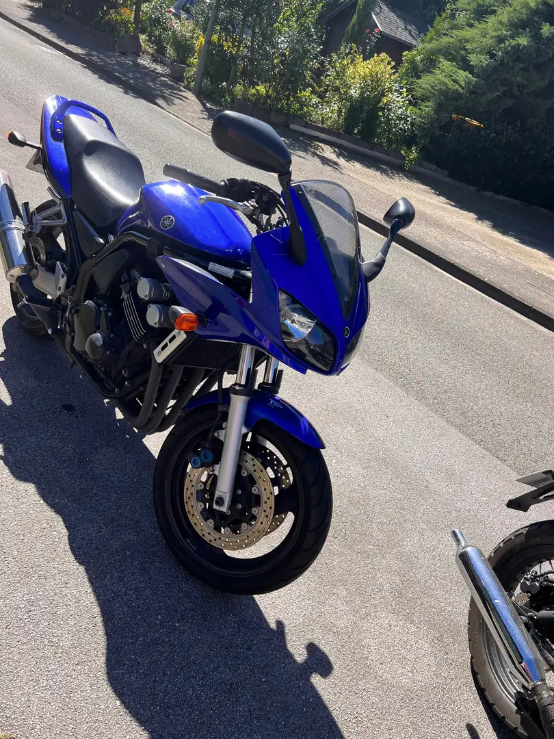 Yamaha FZR 600 Azul - 1
