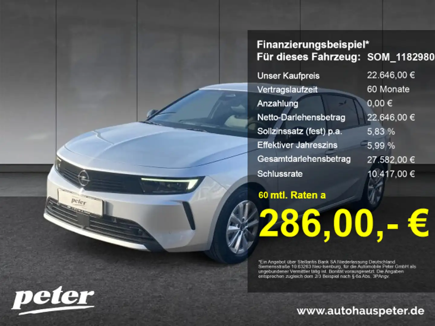 Opel Astra Astra L 1.2 Edition SH EPH AGR (MT6) Verfügbar ab  Grau - 1