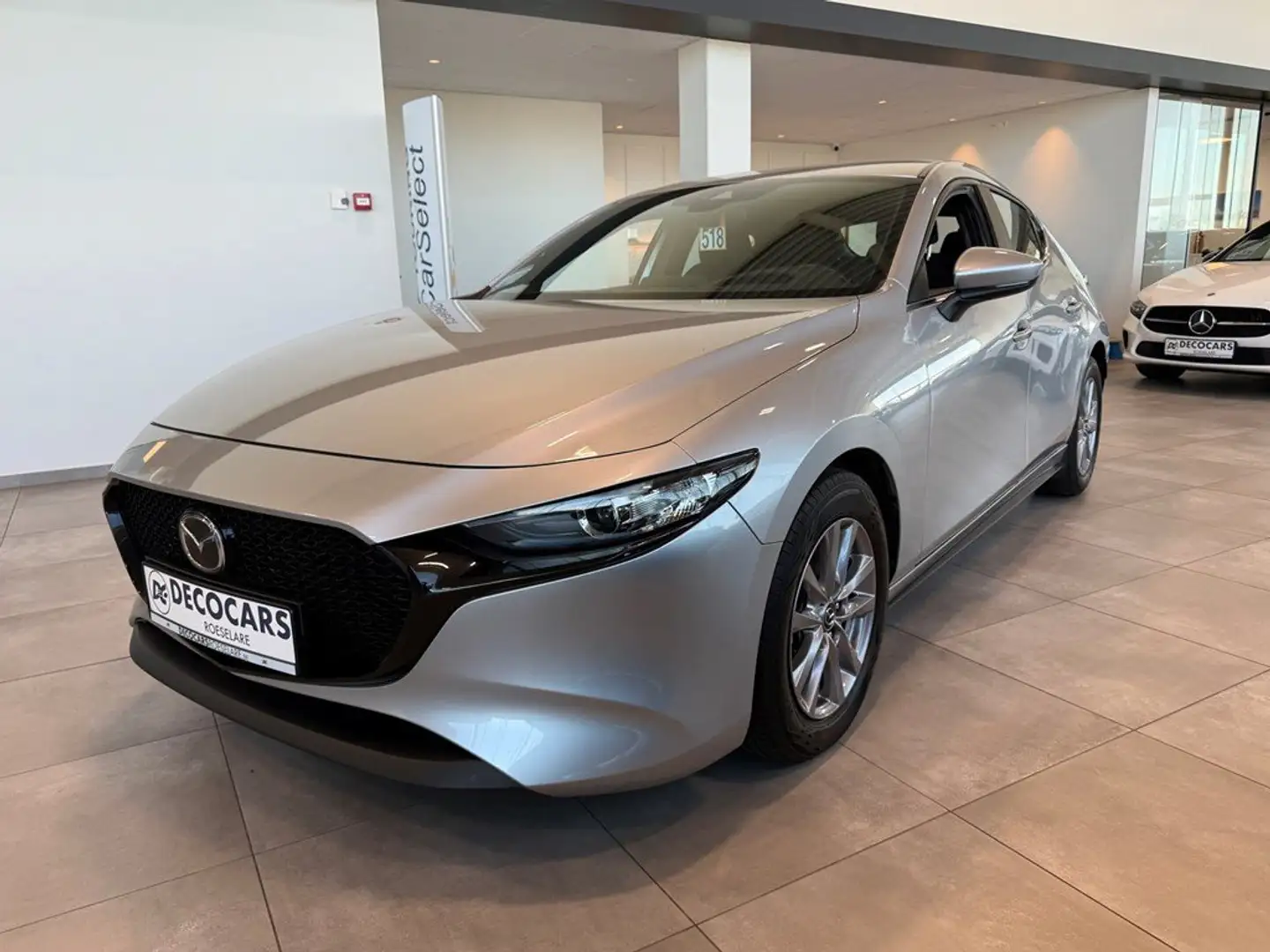 Mazda 3 Topstaat // Navi - bluetooth - Hybride // Argent - 1