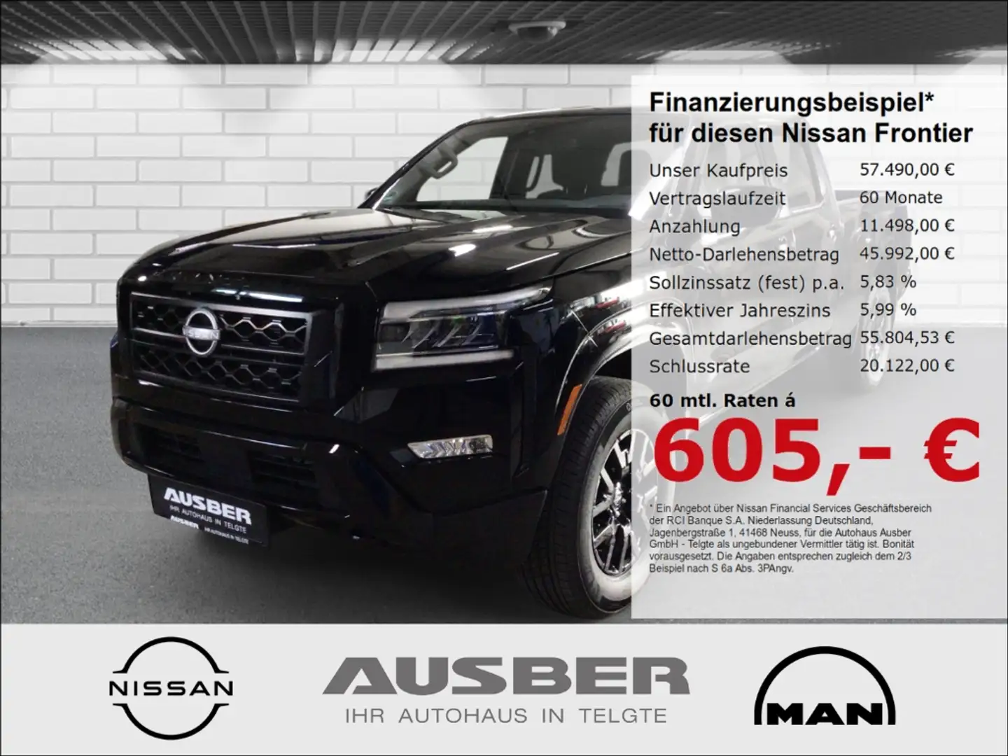 Nissan Frontier FRONTIER SV 4x4 CrewCab LongBed MIDNIGHT Edition T Noir - 1