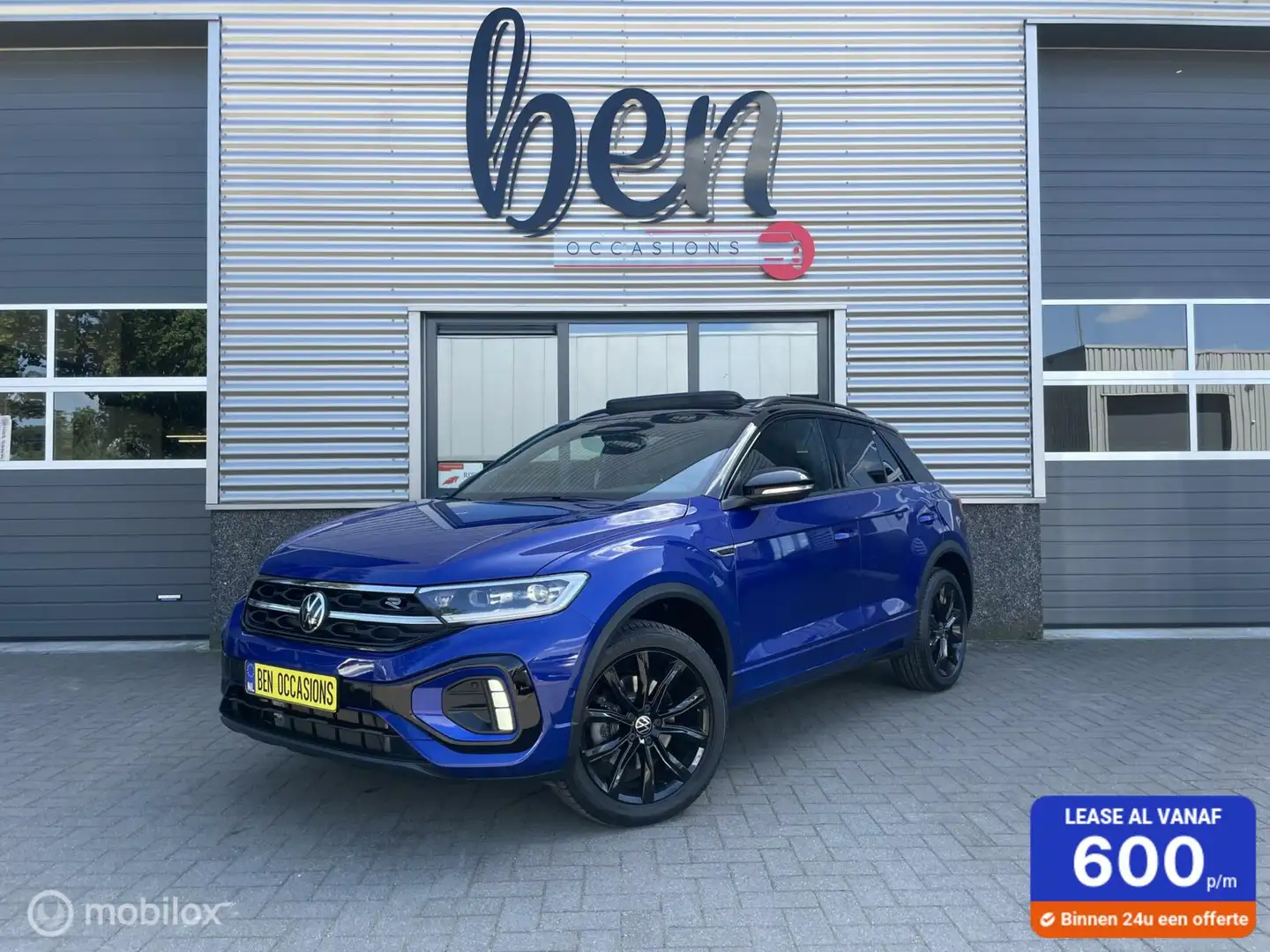 Volkswagen T-Roc 2.0 TSI 4Motion R-Line Business+ Blauw - 1