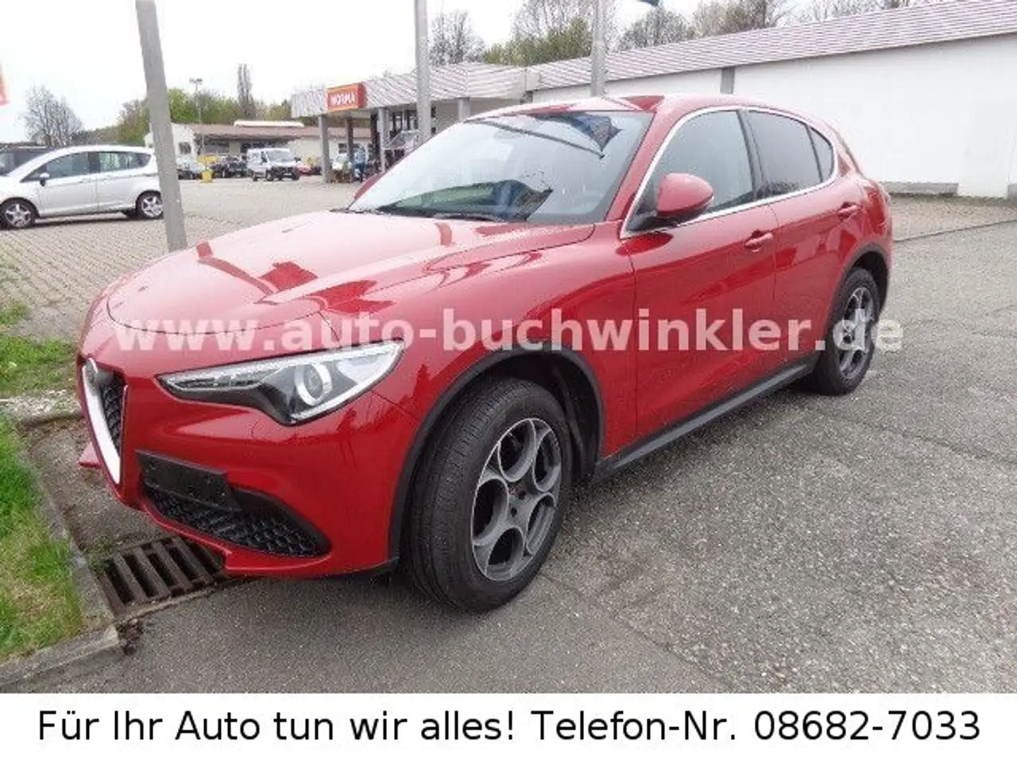 Alfa Romeo Stelvio Super Q4 Allrad, Navi, AHK,Xenon Rojo - 2