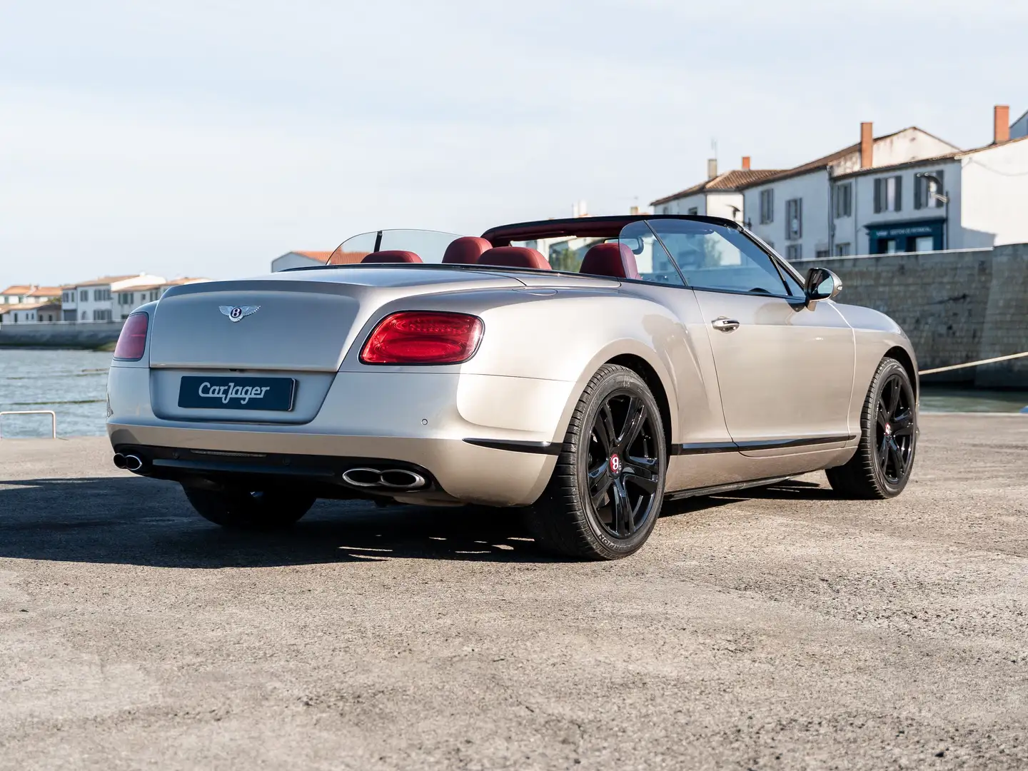 Bentley Continental GTC V8 4.0 507 ch Gris - 1