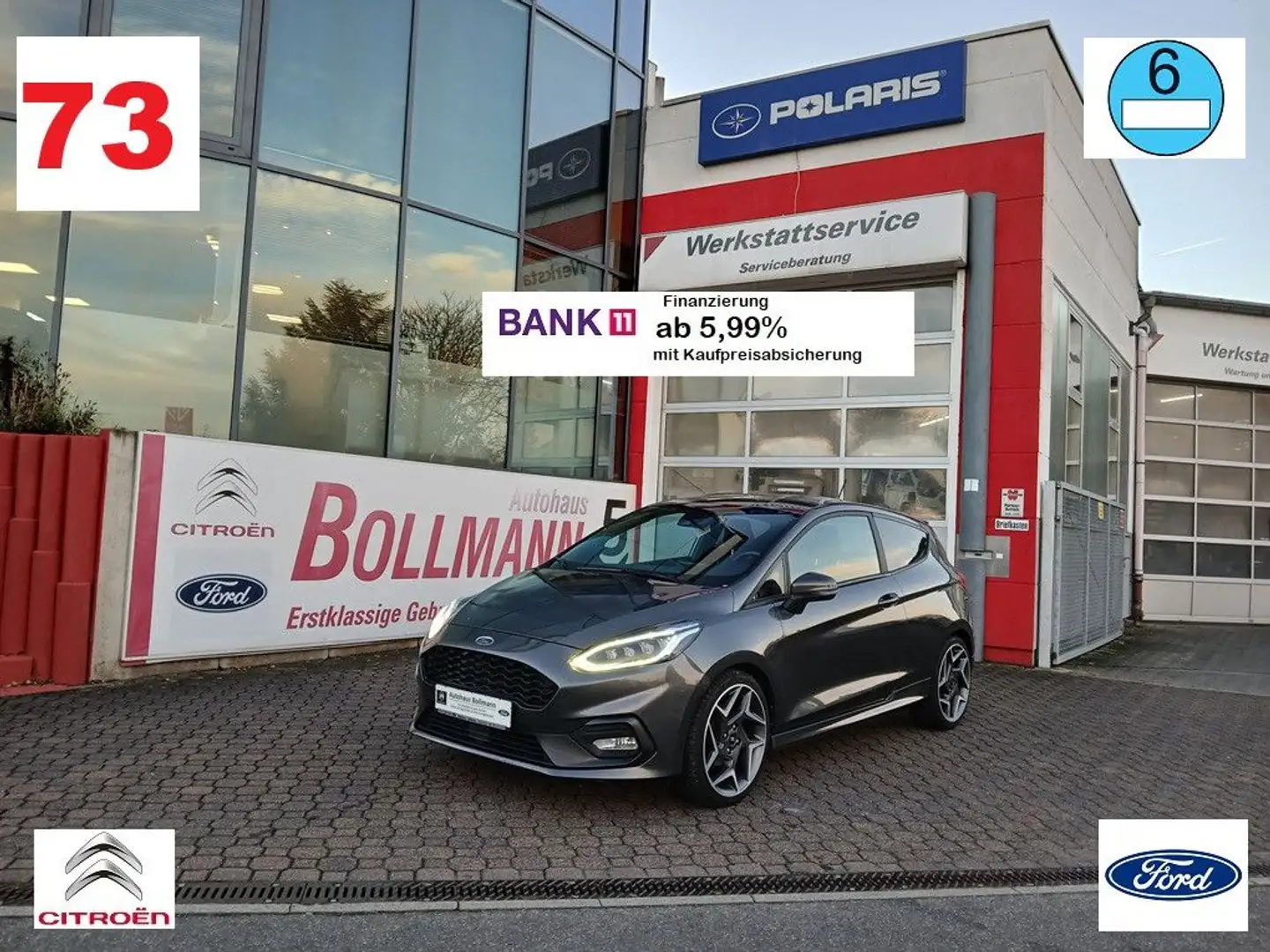 Ford Fiesta ST-Line Grau - 1