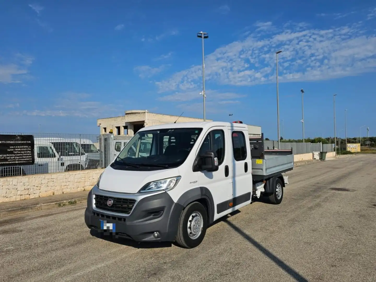 Fiat Ducato 35 2.3 MJT 130CV PM CABINATO MAXI CON GRU FASSI Weiß - 1