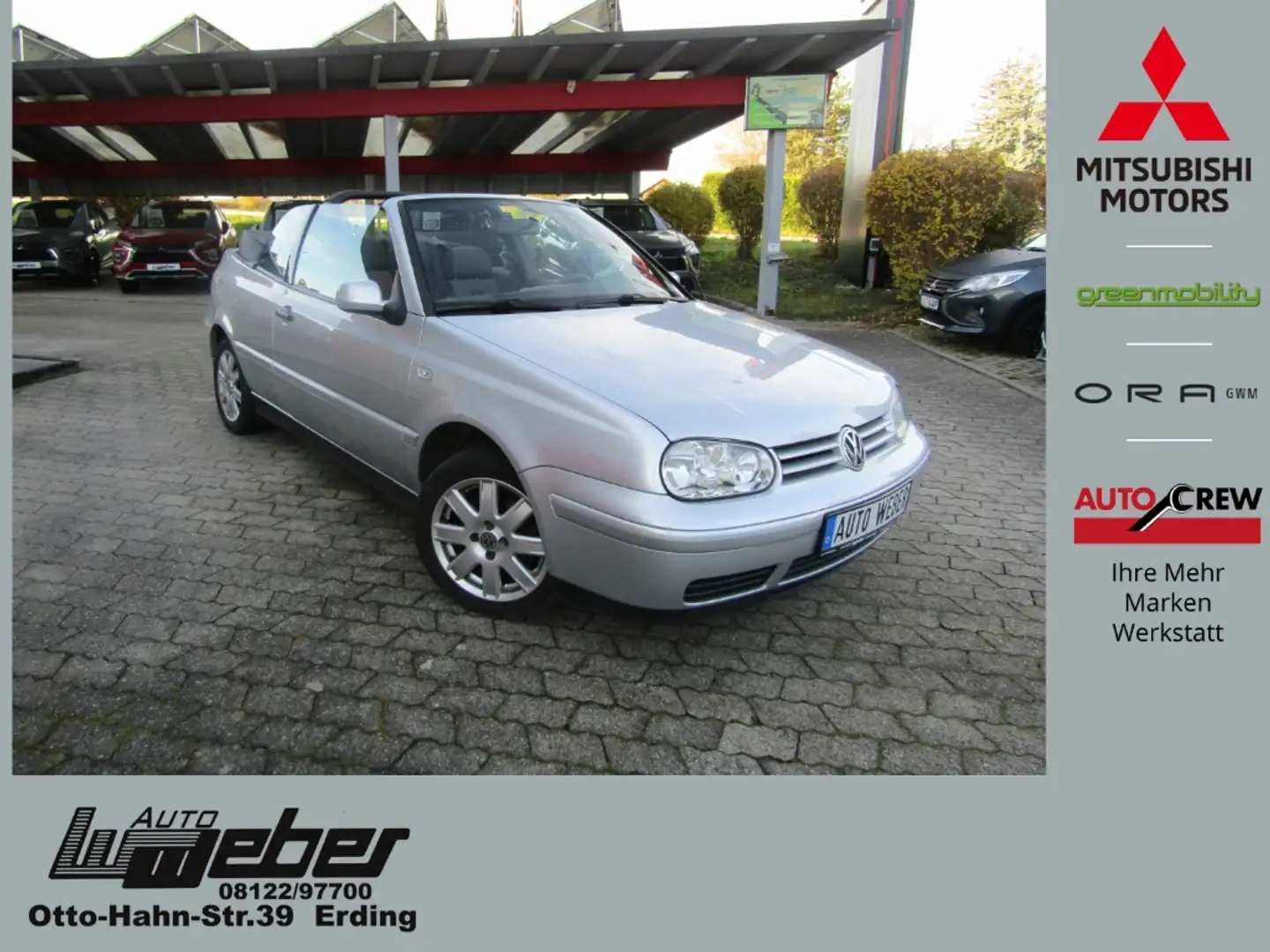 Volkswagen Golf Cabriolet 2.0 Sportline Klima Radio Alu Silber - 1