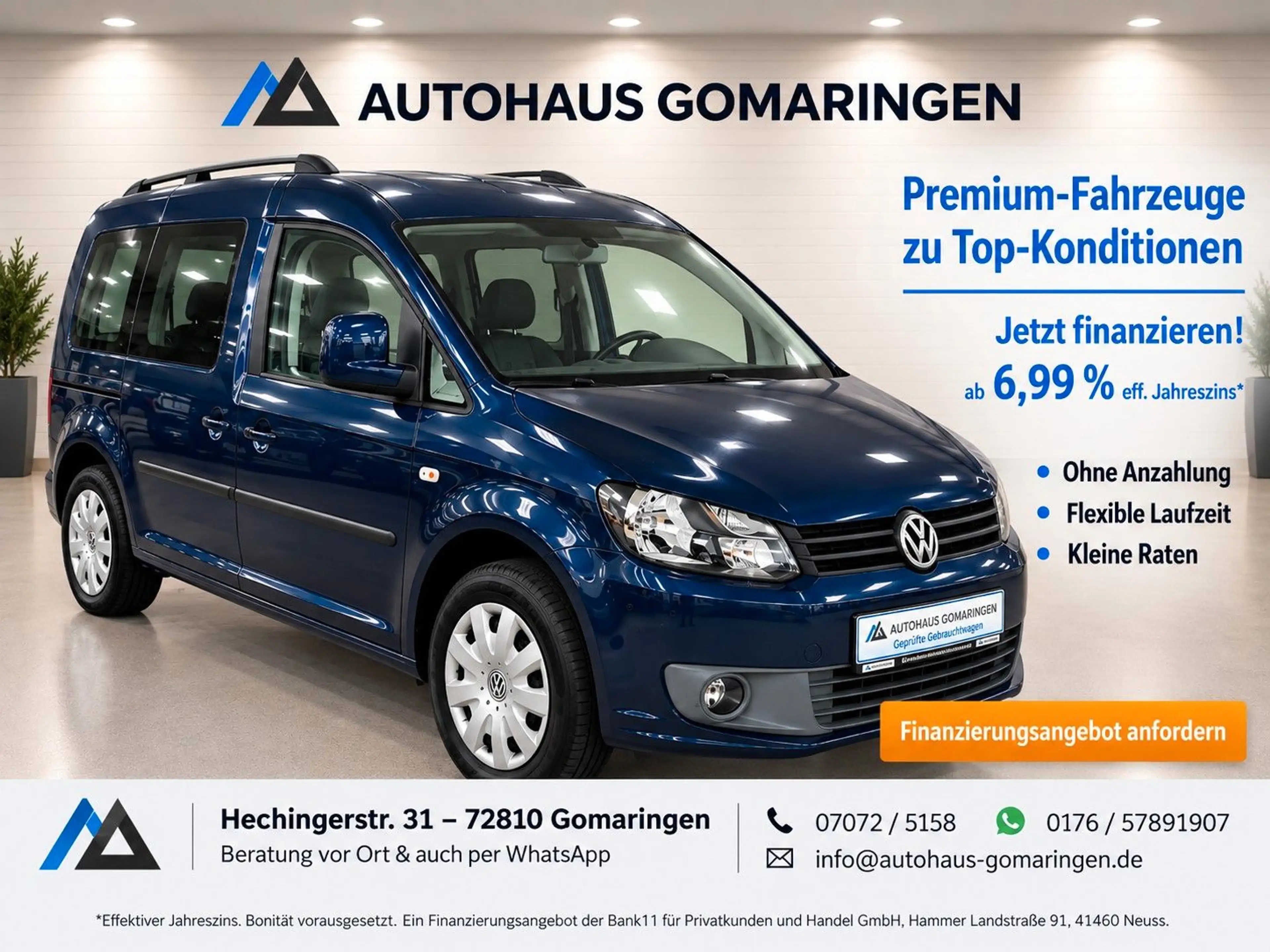 Volkswagen Caddy 1,2TSIRoncalli*1.Hand*TÜV Neu*