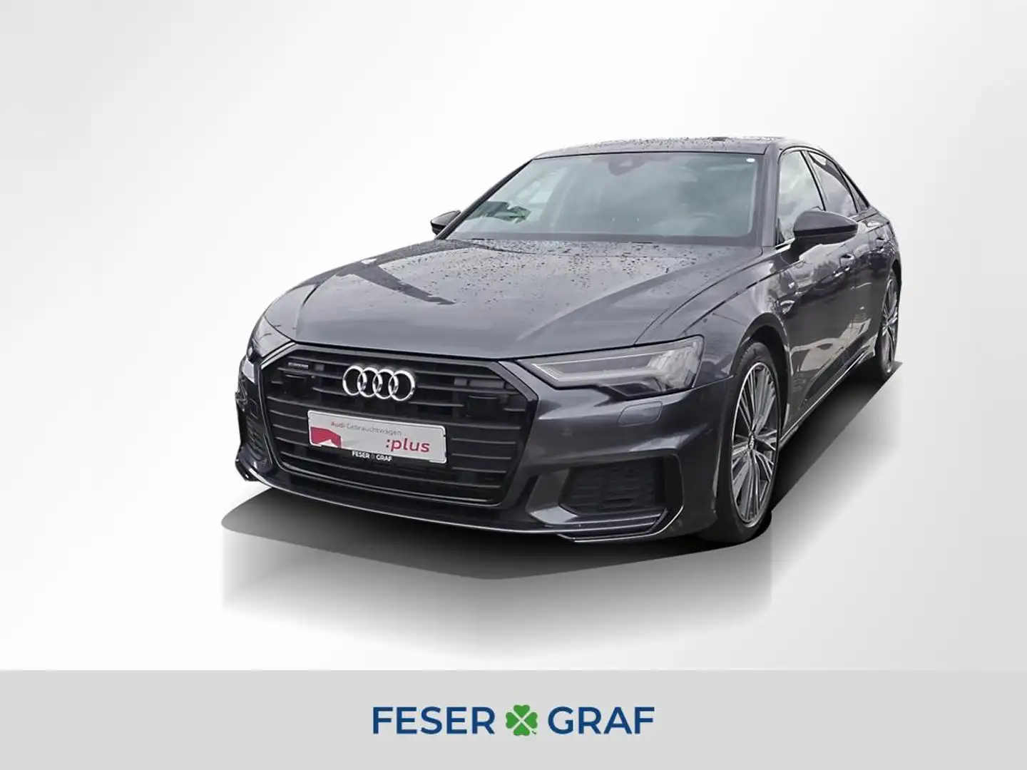 Audi A6 Limousine 55 TFSIe quattro sport AHK Pano Matrix Gris - 1