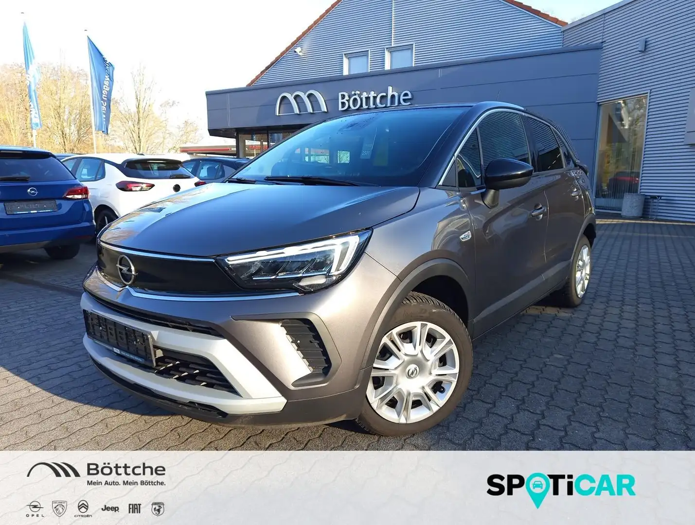 Opel Crossland Elegance AHK/LED Grau - 1
