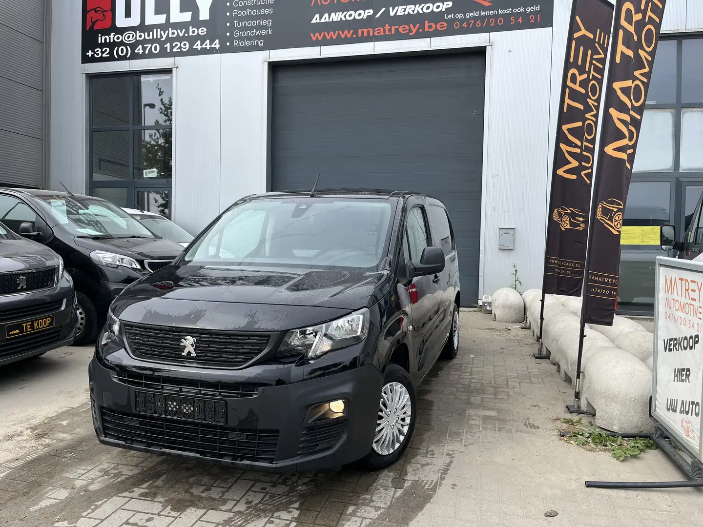Peugeot Partner 1.6HDi Asphalt 99PK Full option 360 camera Nero - 1