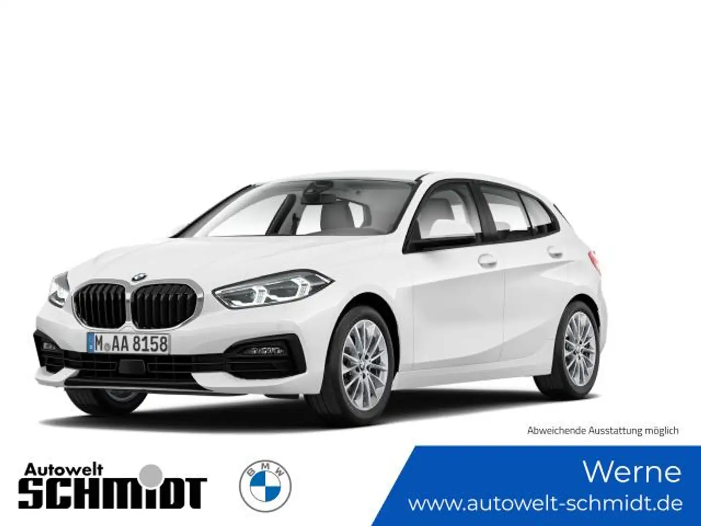 BMW 116 i Advantage / NP= 36.830,- / AHK / LED / Weiß - 1