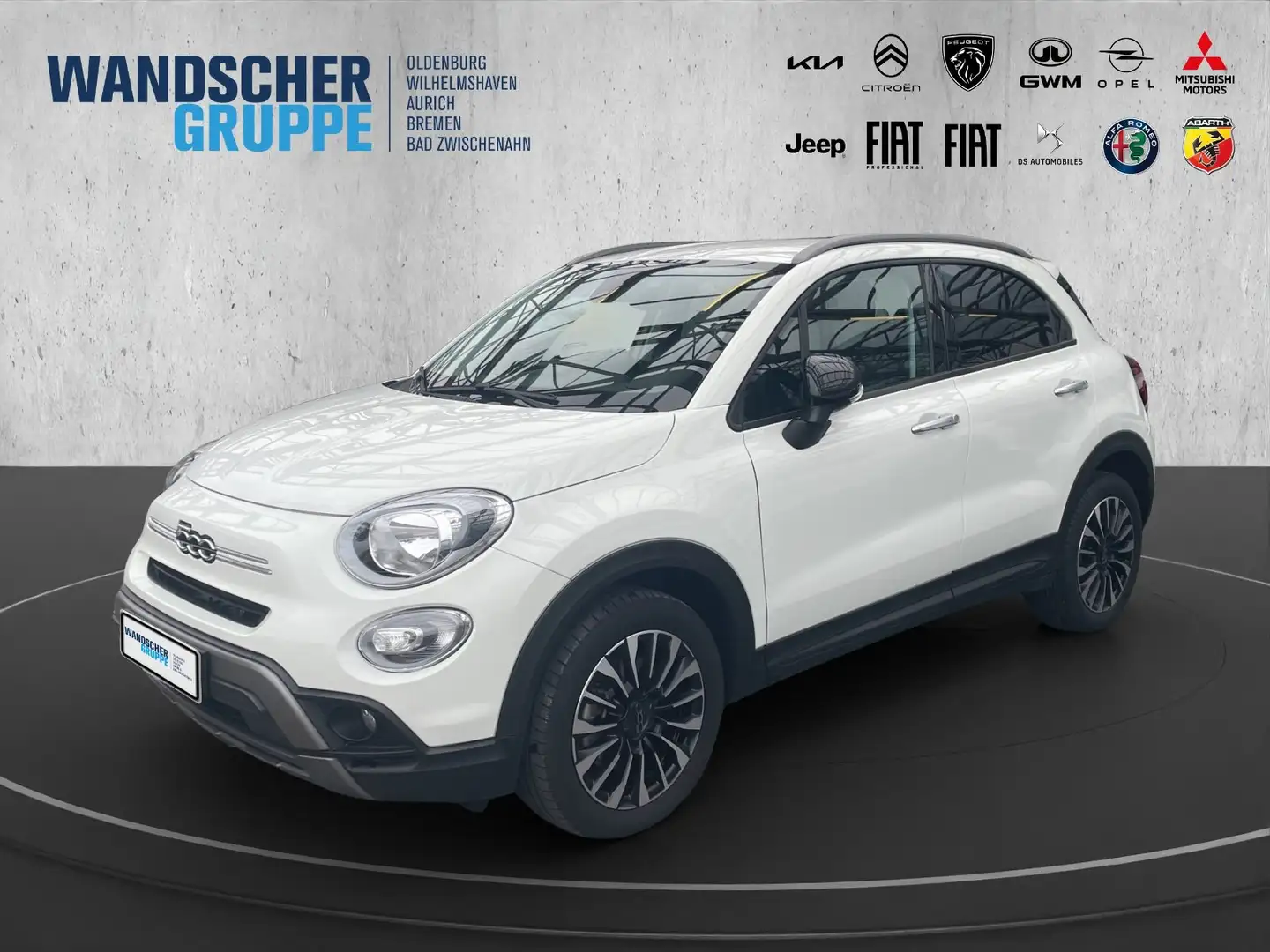 Fiat 500X MY22 CROSS HYBRID Komfort Plus Paket Weiß - 1
