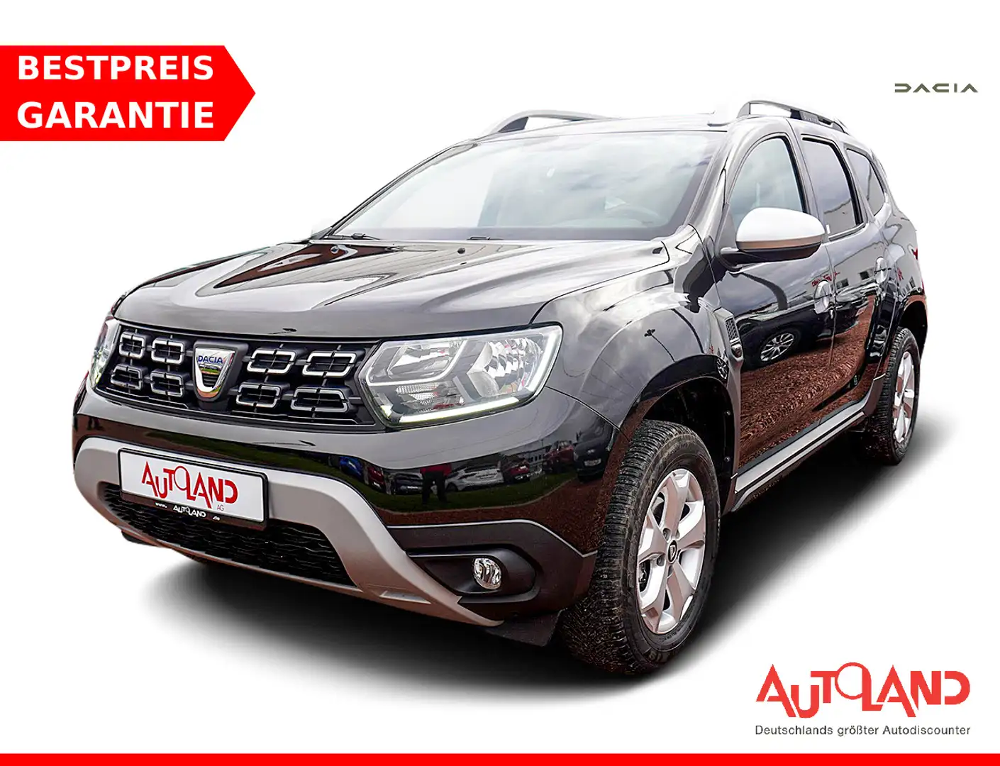 Dacia Duster II 1.0 TCE Navi Kamera Tempomat AHK Zwart - 1
