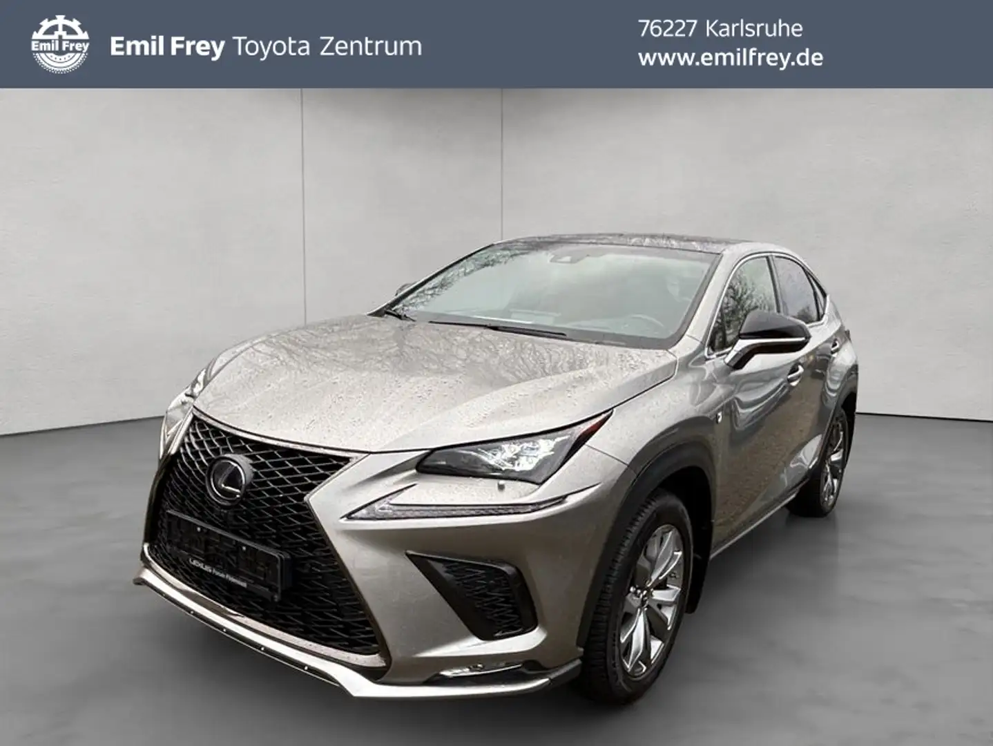 Lexus NX 300h h E-FOUR F Sport, Leder, LED, AHK, Allw. Gris - 1